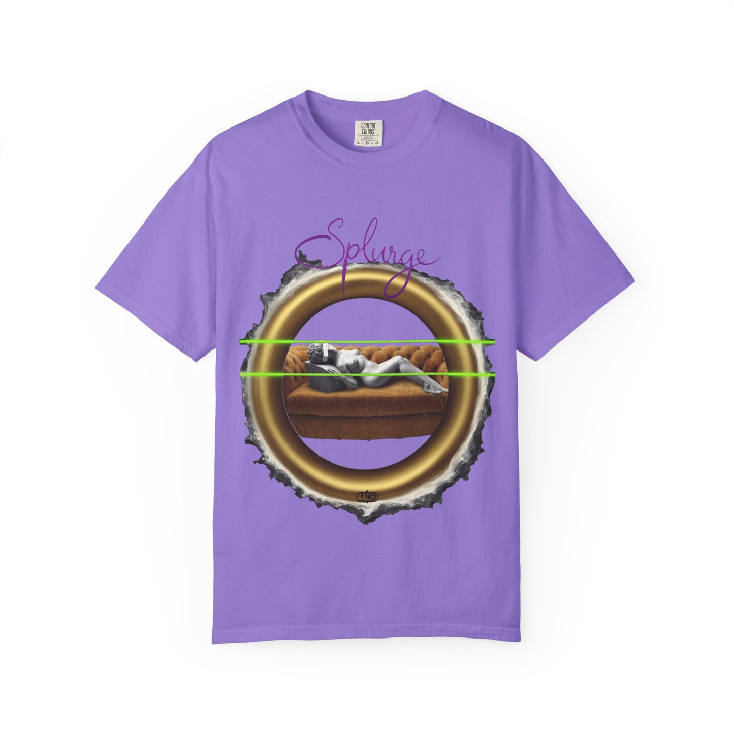 Splurge Artistic Statue Oversized T-shirt