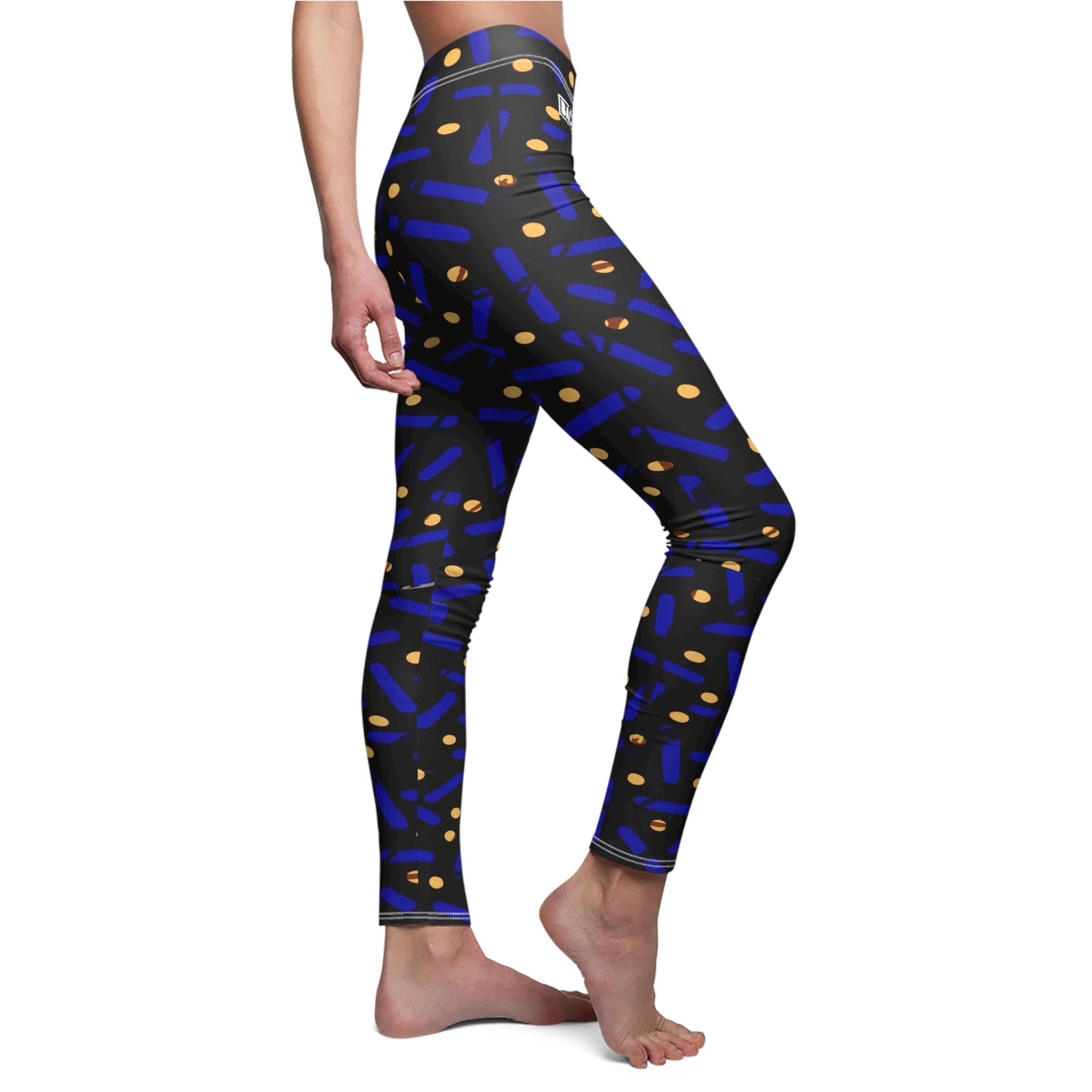 Women's Casual Leggings Bachi Blue Pill Printify