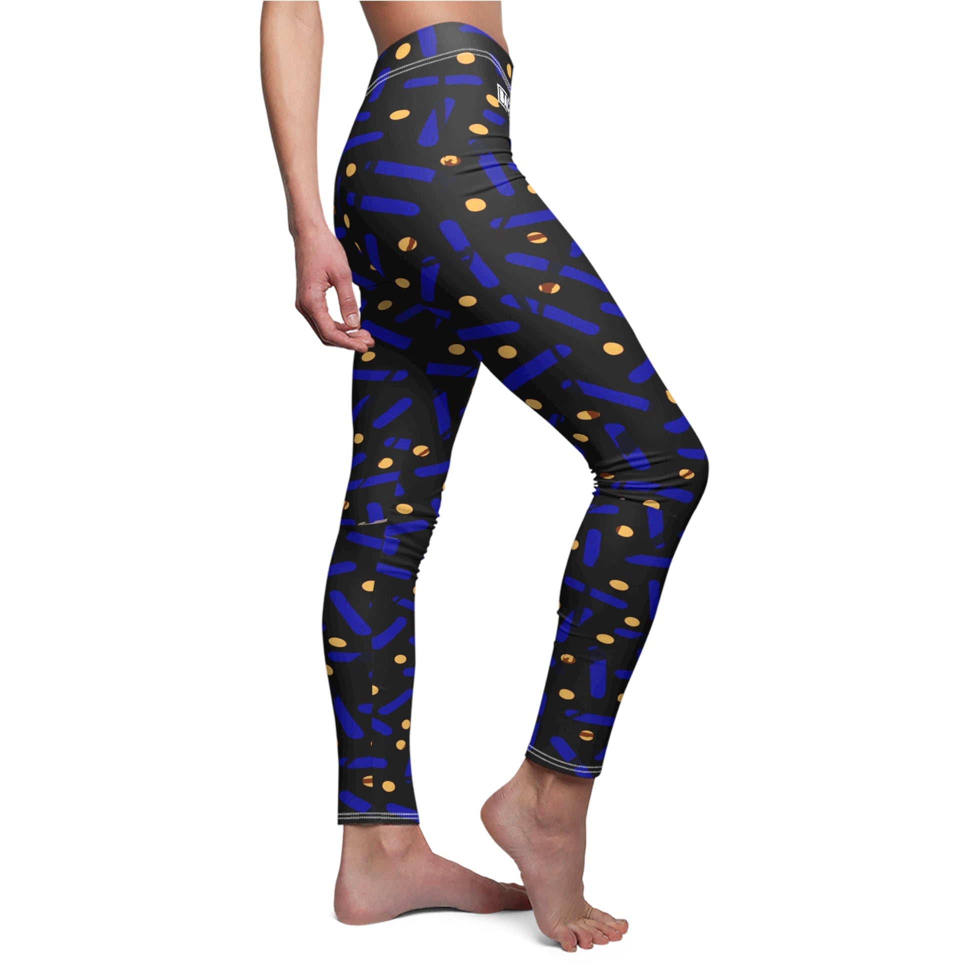 Women's Casual Leggings Bachi Blue Pill Printify