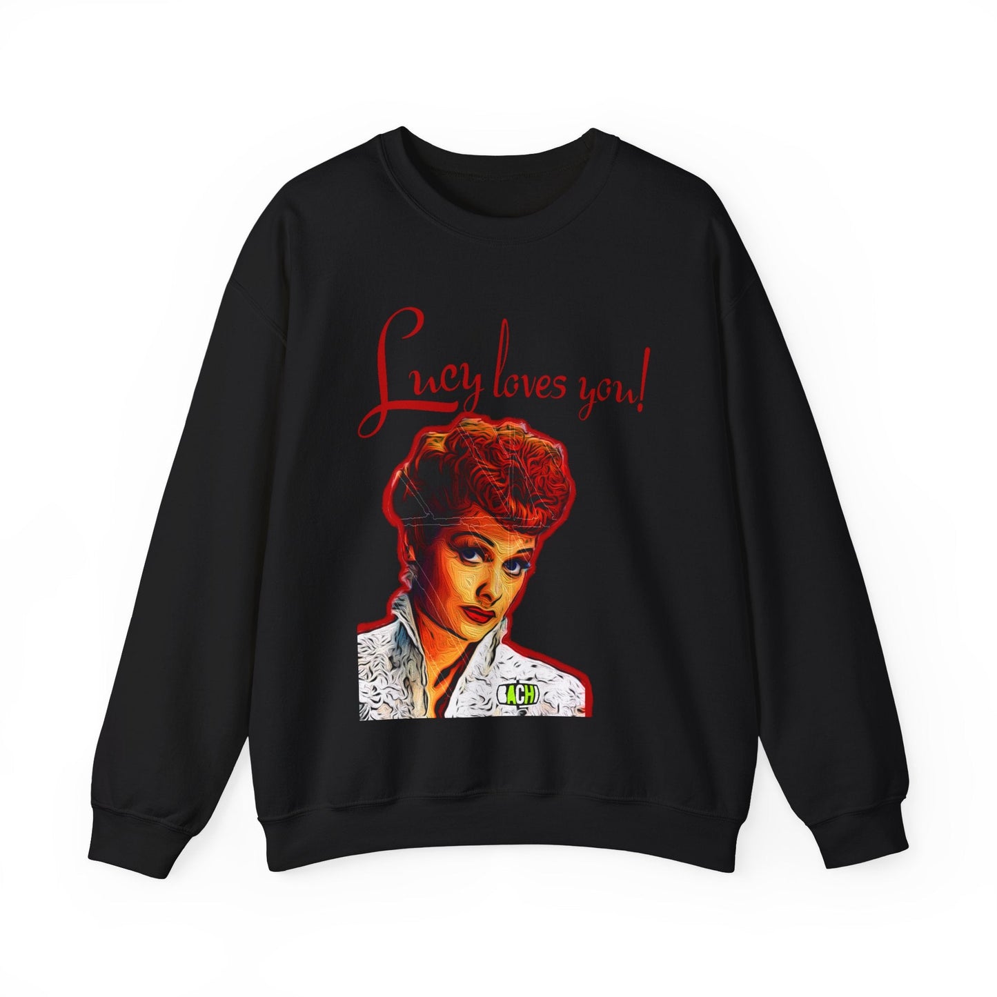 Unisex Sweatshirt Lucy Loves You Printify