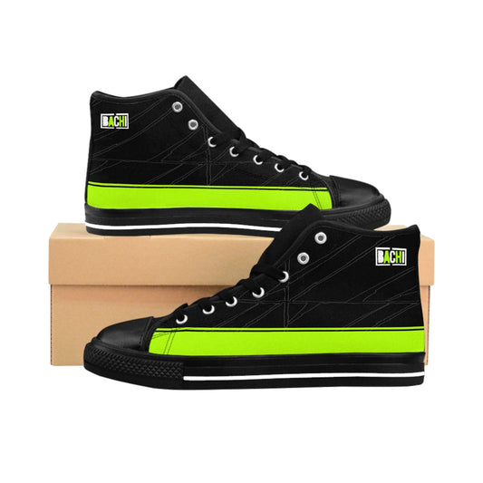 Men's High-top Sneakers Bachi 2 Tone Dripper Printify