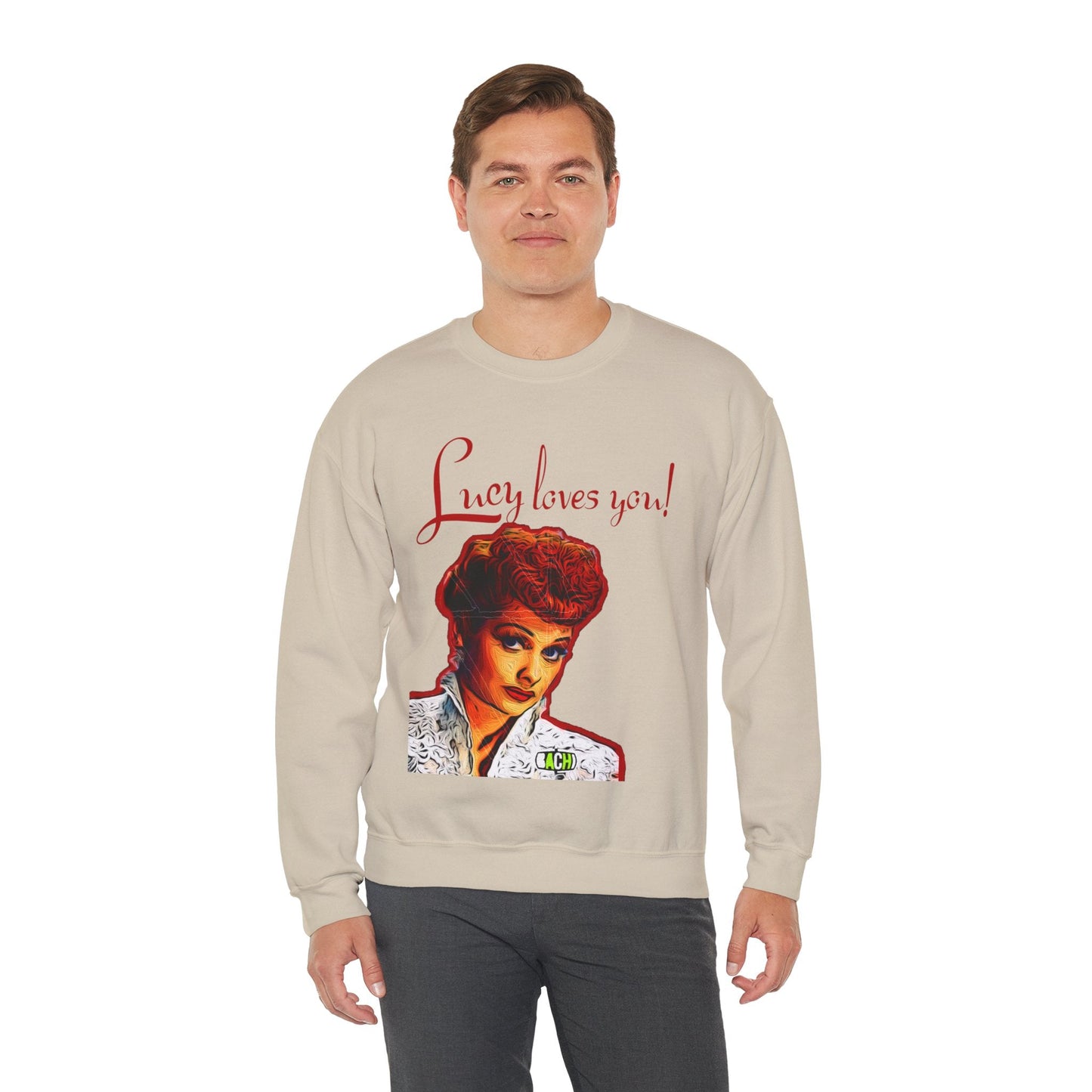 Unisex Sweatshirt Lucy Loves You Printify