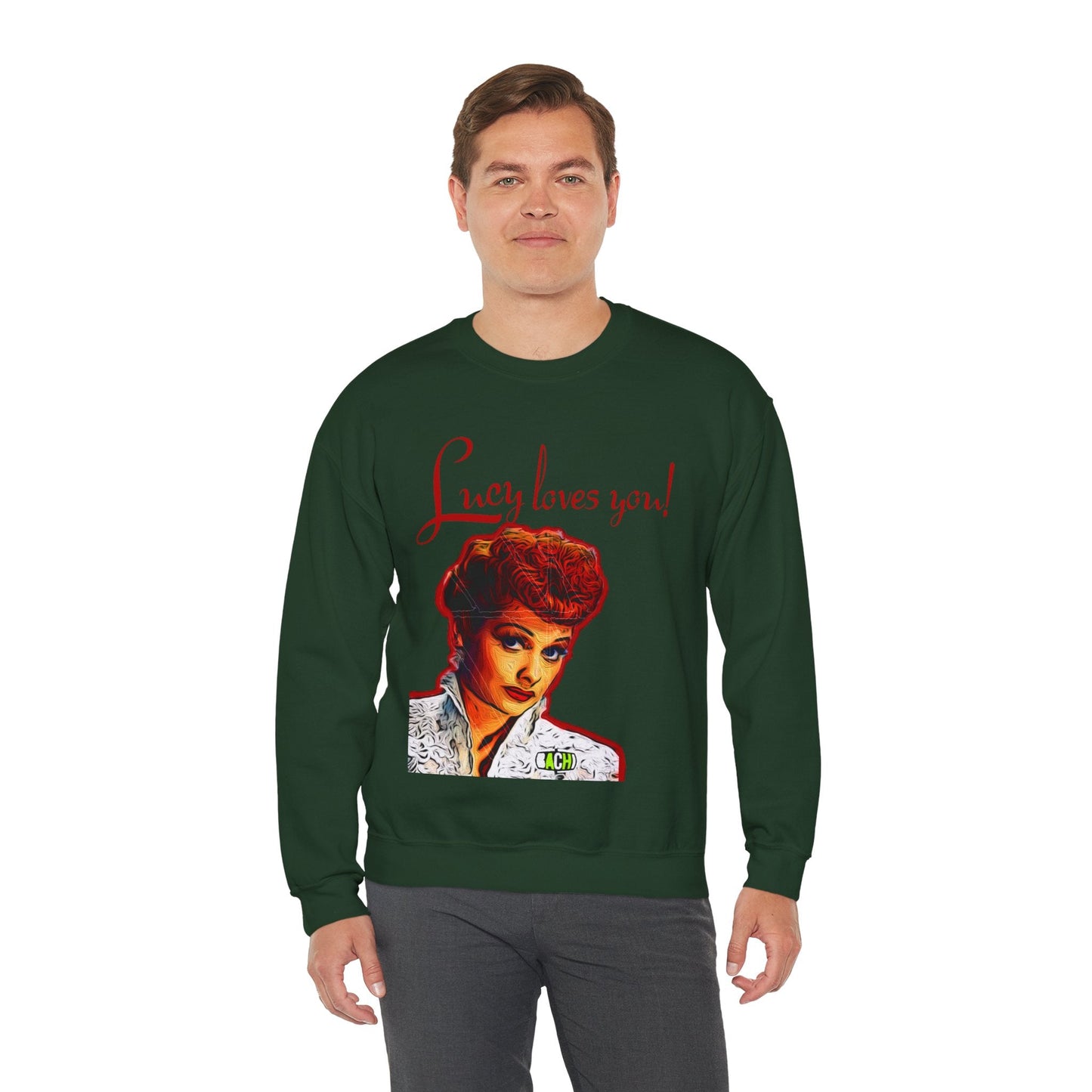 Unisex Sweatshirt Lucy Loves You Printify