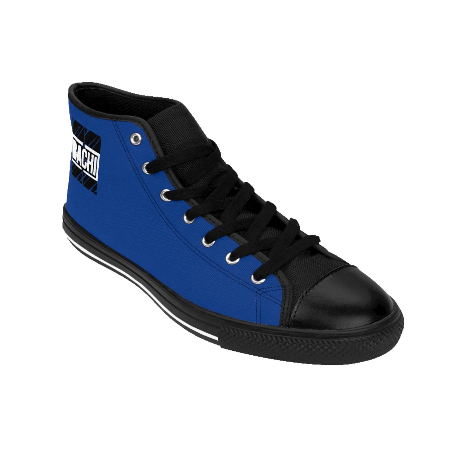 Men's High Top Sneakers Drippers Toronto Skyline Blue Printify