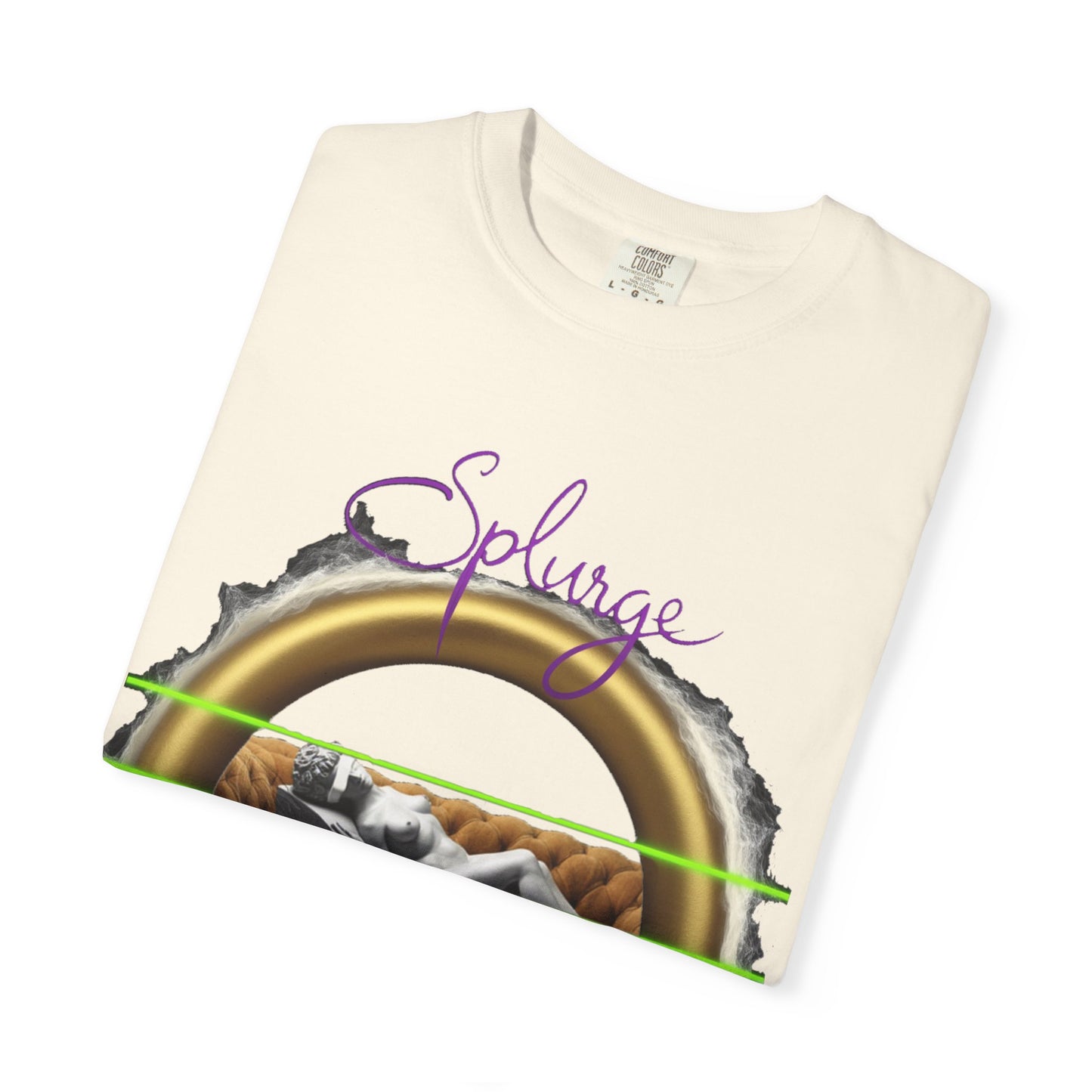 Oversized T-shirt Splurge Artistic Statue