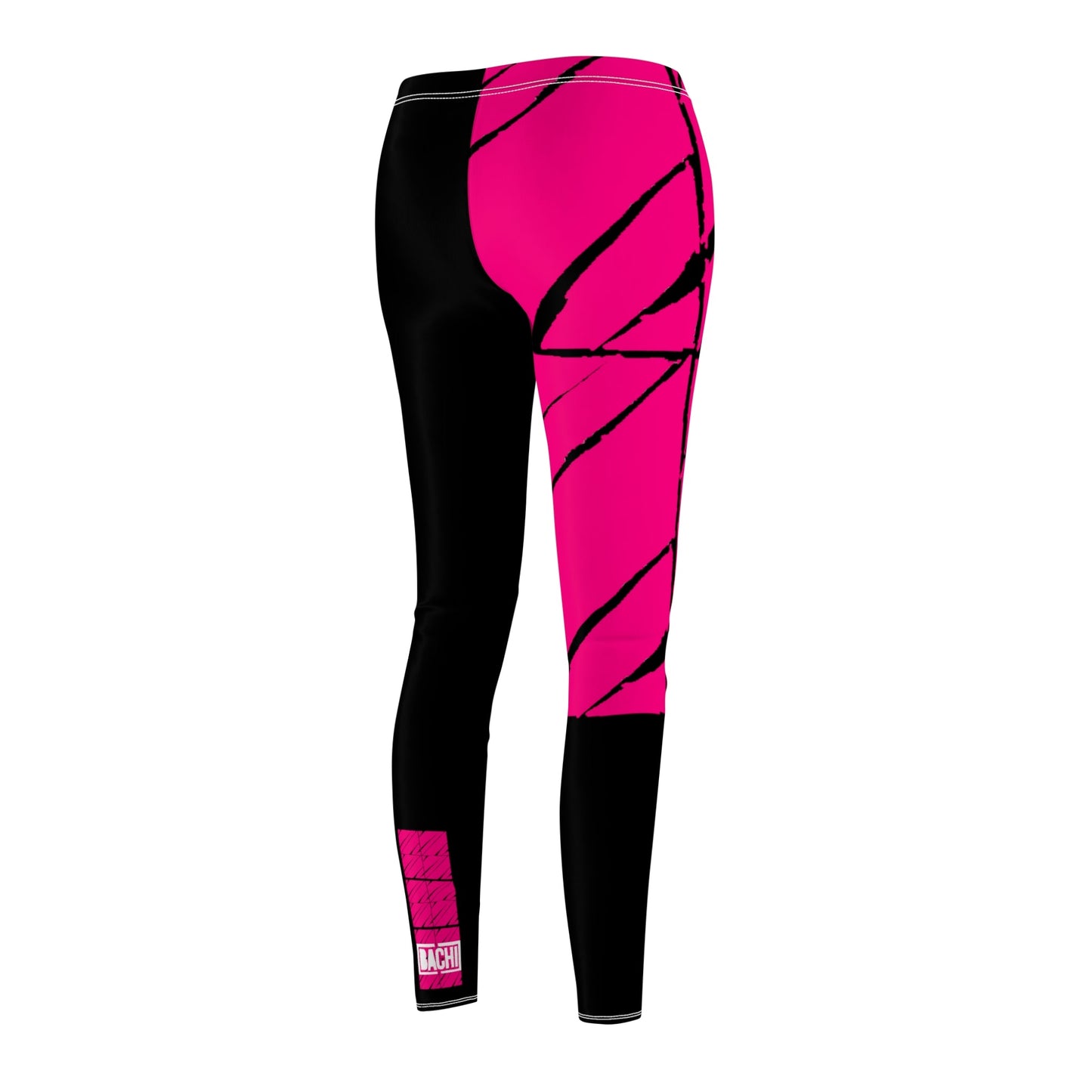 Women's Casual Leggings Bachi Pink Square Printify
