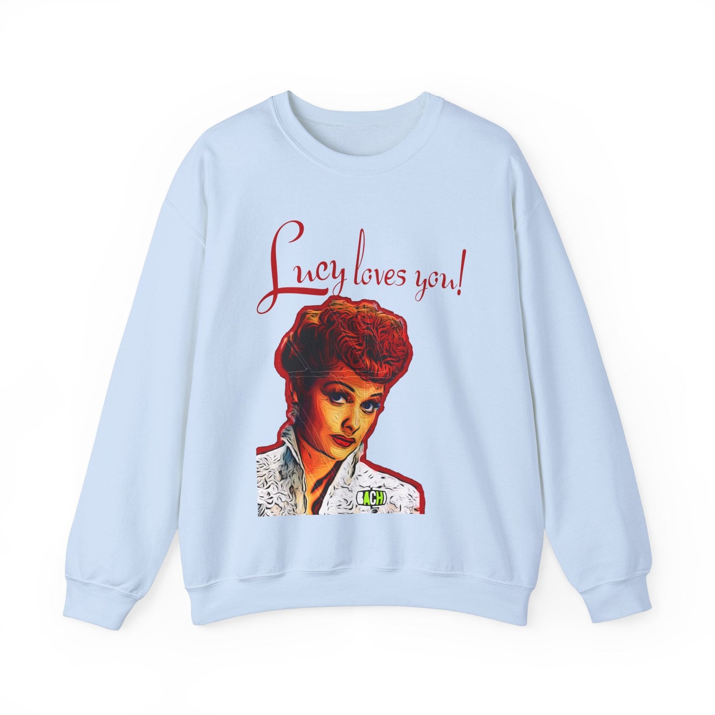 Unisex Sweatshirt Lucy Loves You Printify