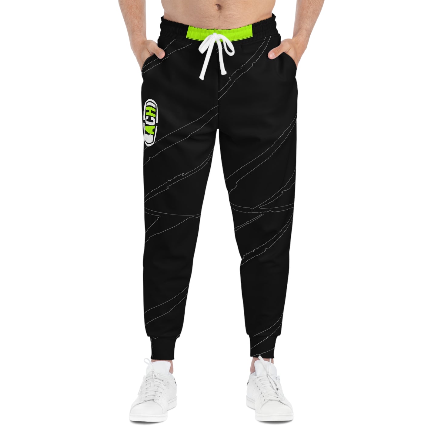 Unisex Athletic Joggers (AOP) Bachi 2 Tone Strip
