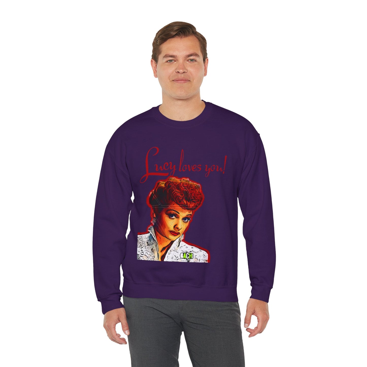 Unisex Sweatshirt Lucy Loves You Printify