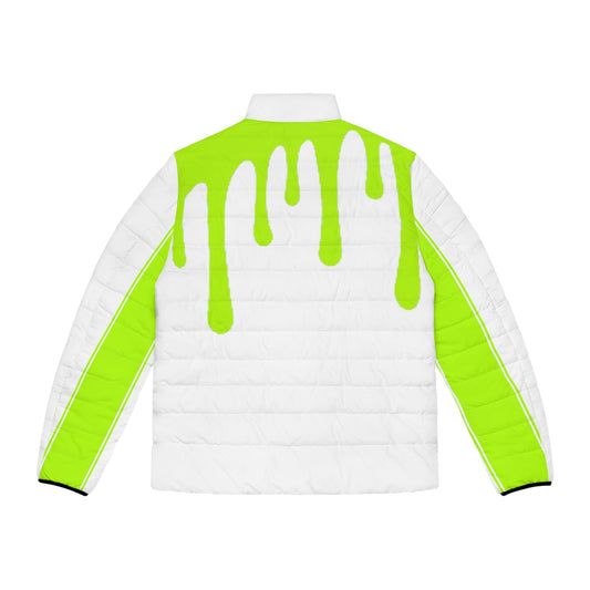 Men's Puffer Jacket (AOP) Coat Bachi Slime Printify