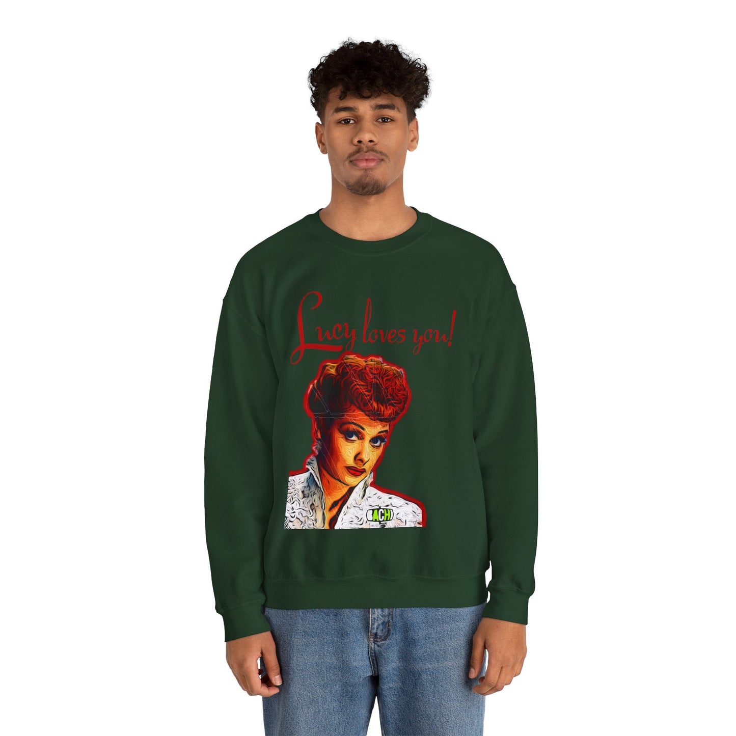 Unisex Sweatshirt Lucy Loves You Printify