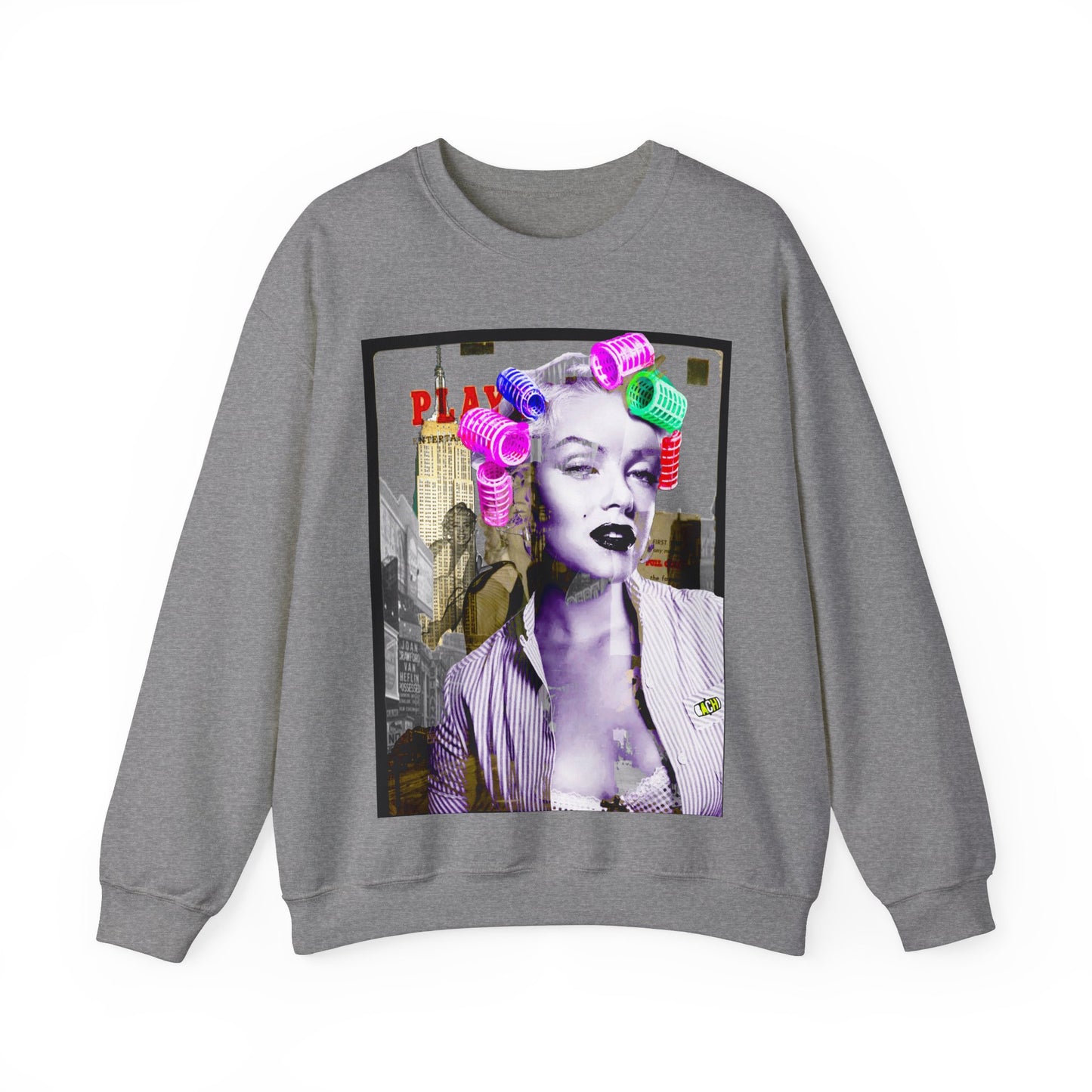Unisex Sweatshirt Marilyn Monroe Rollers