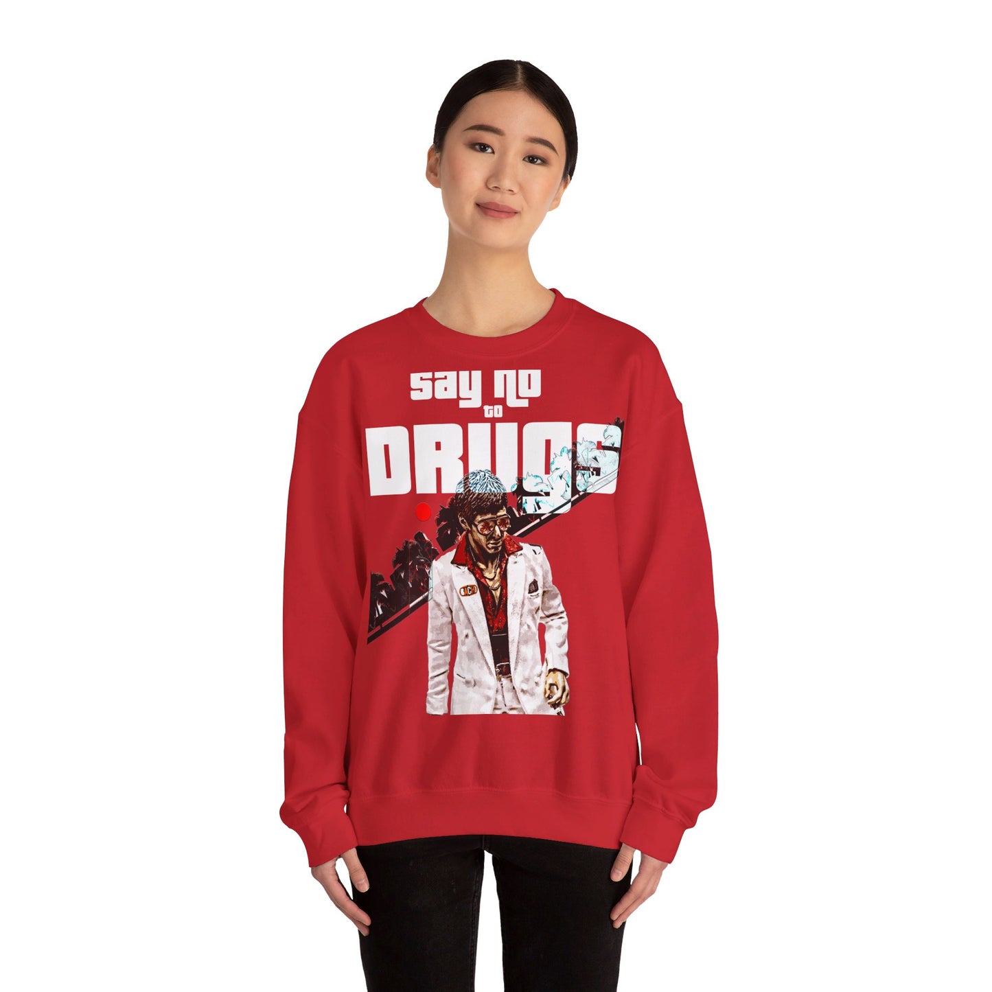 Unisex Sweater Scarface Palm Trees