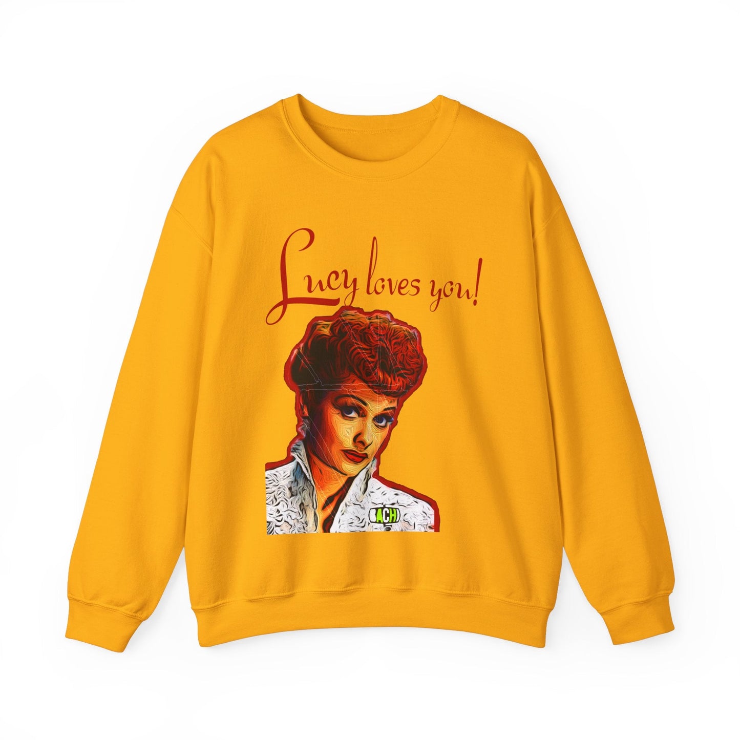 Unisex Sweatshirt Lucy Loves You Printify