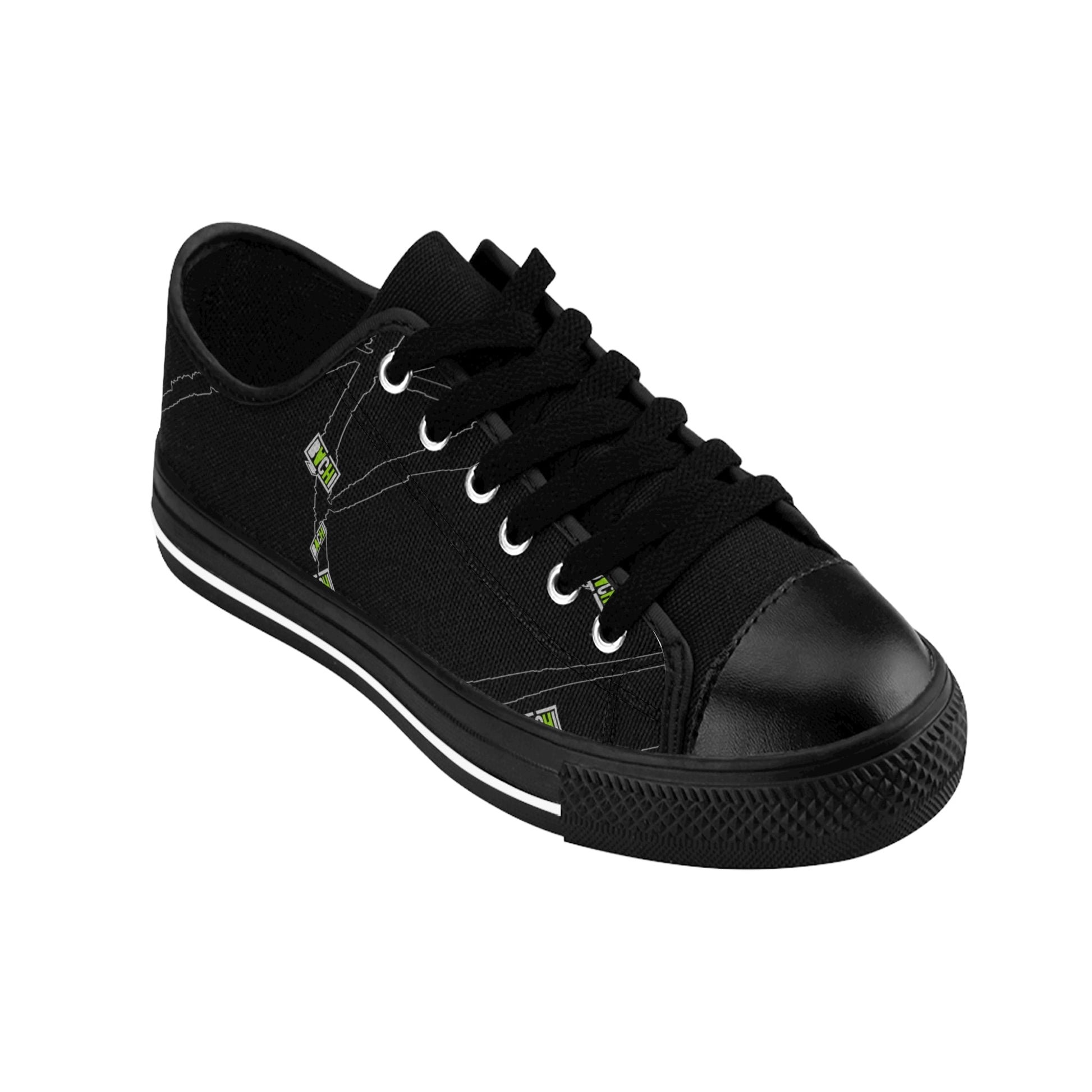 Women's Sneakers Bachi All Over Black Tone Printify