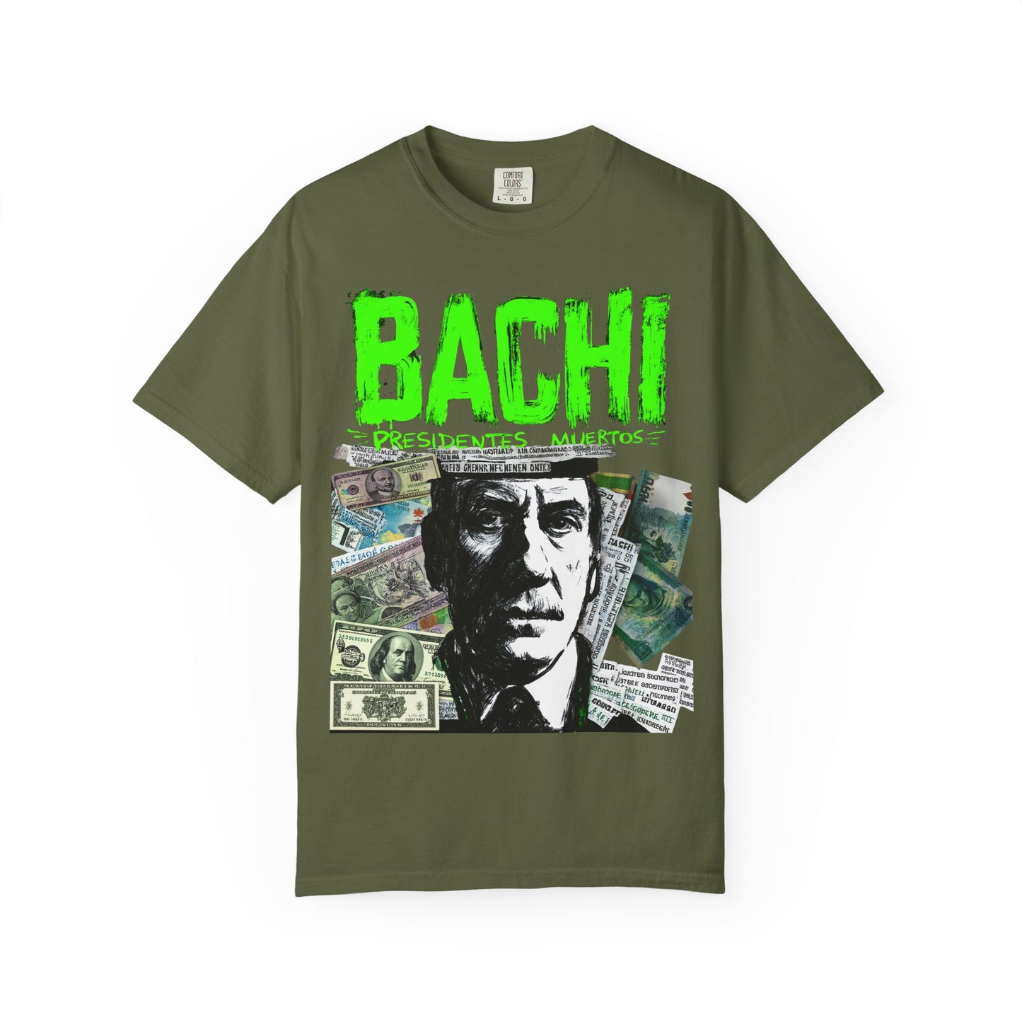 T-Shirt Presidentes Muertos Money Cash BACHI Design