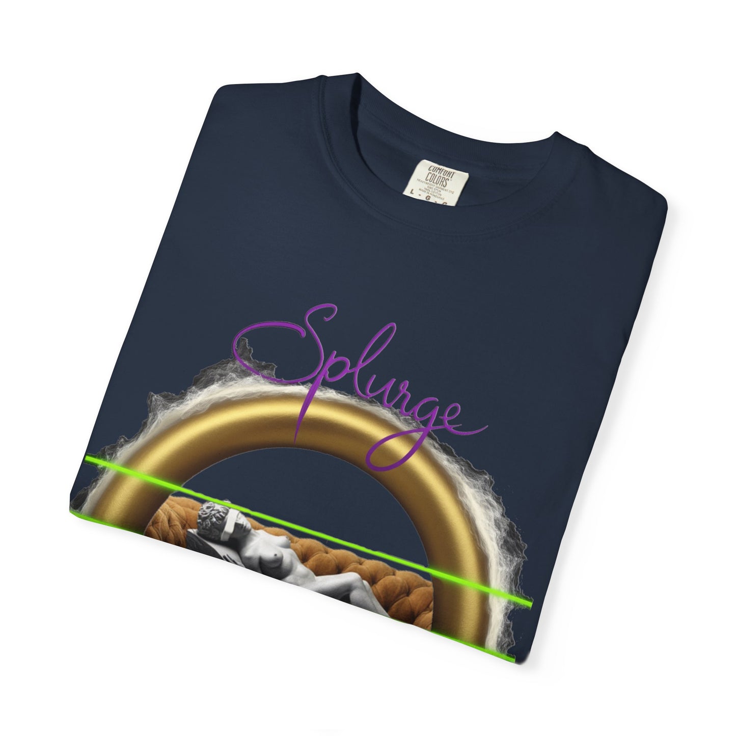 Oversized T-shirt Splurge Artistic Statue