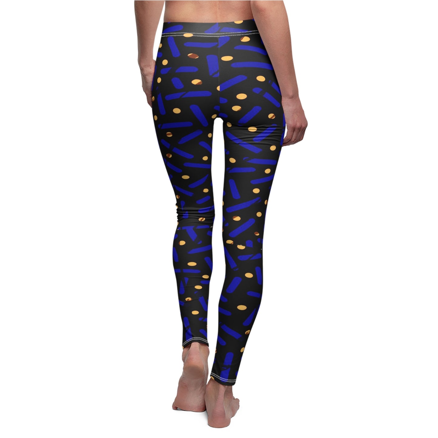 Women's Casual Leggings Bachi Blue Pill Printify