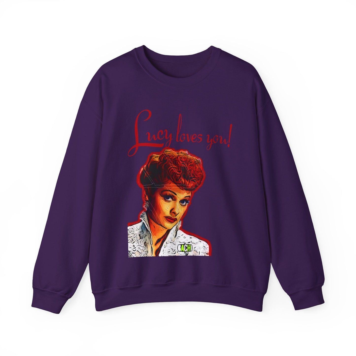 Unisex Sweatshirt Lucy Loves You Printify