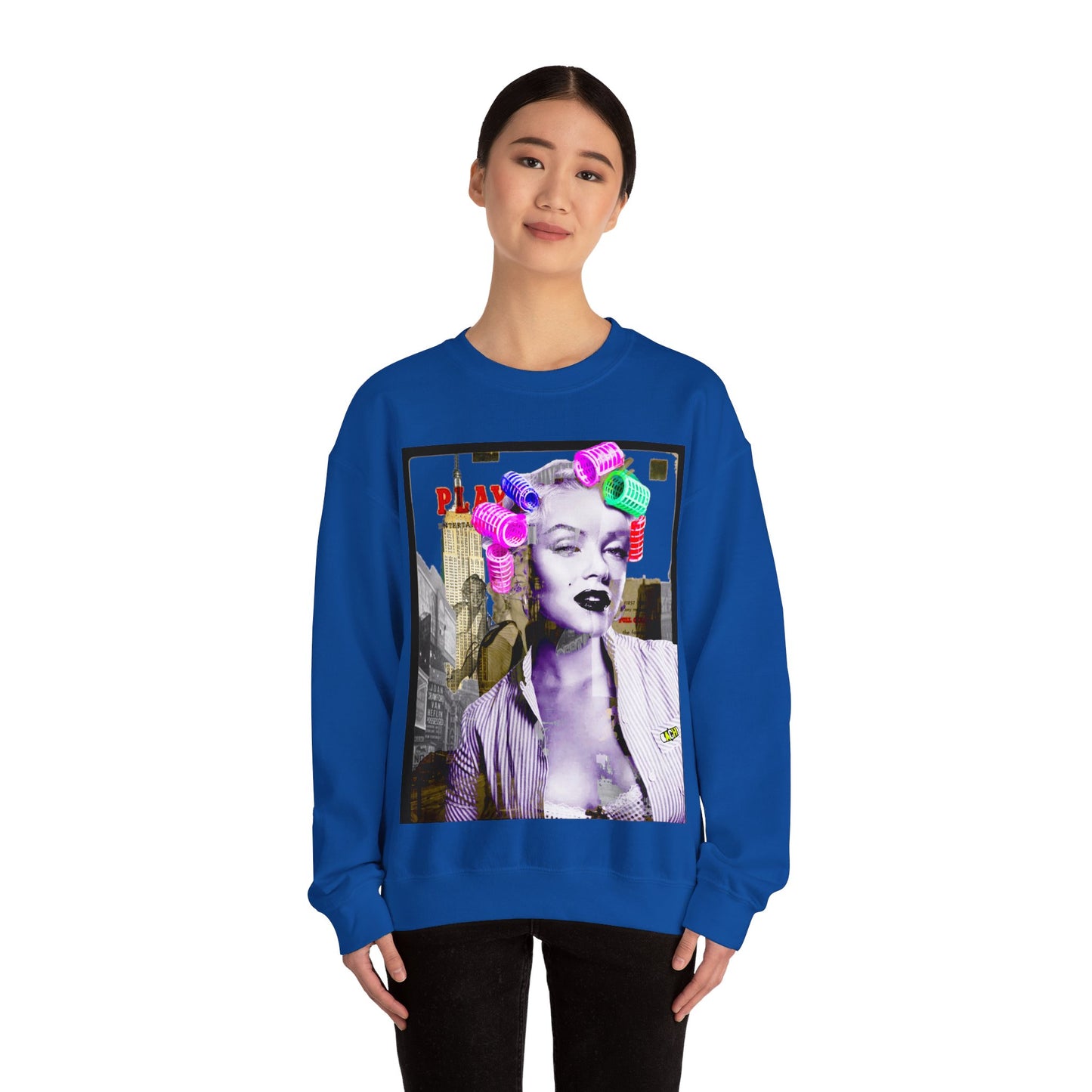 Unisex Sweatshirt Marilyn Monroe Rollers