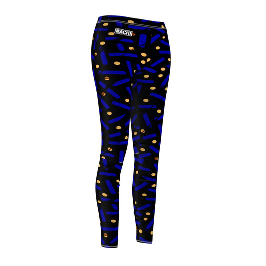 Women's Casual Leggings Bachi Blue Pill Printify