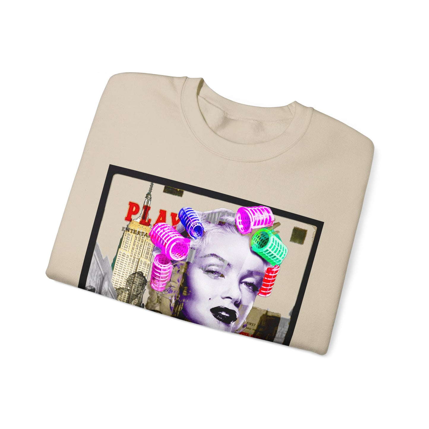 Unisex Sweatshirt Marilyn Monroe Rollers