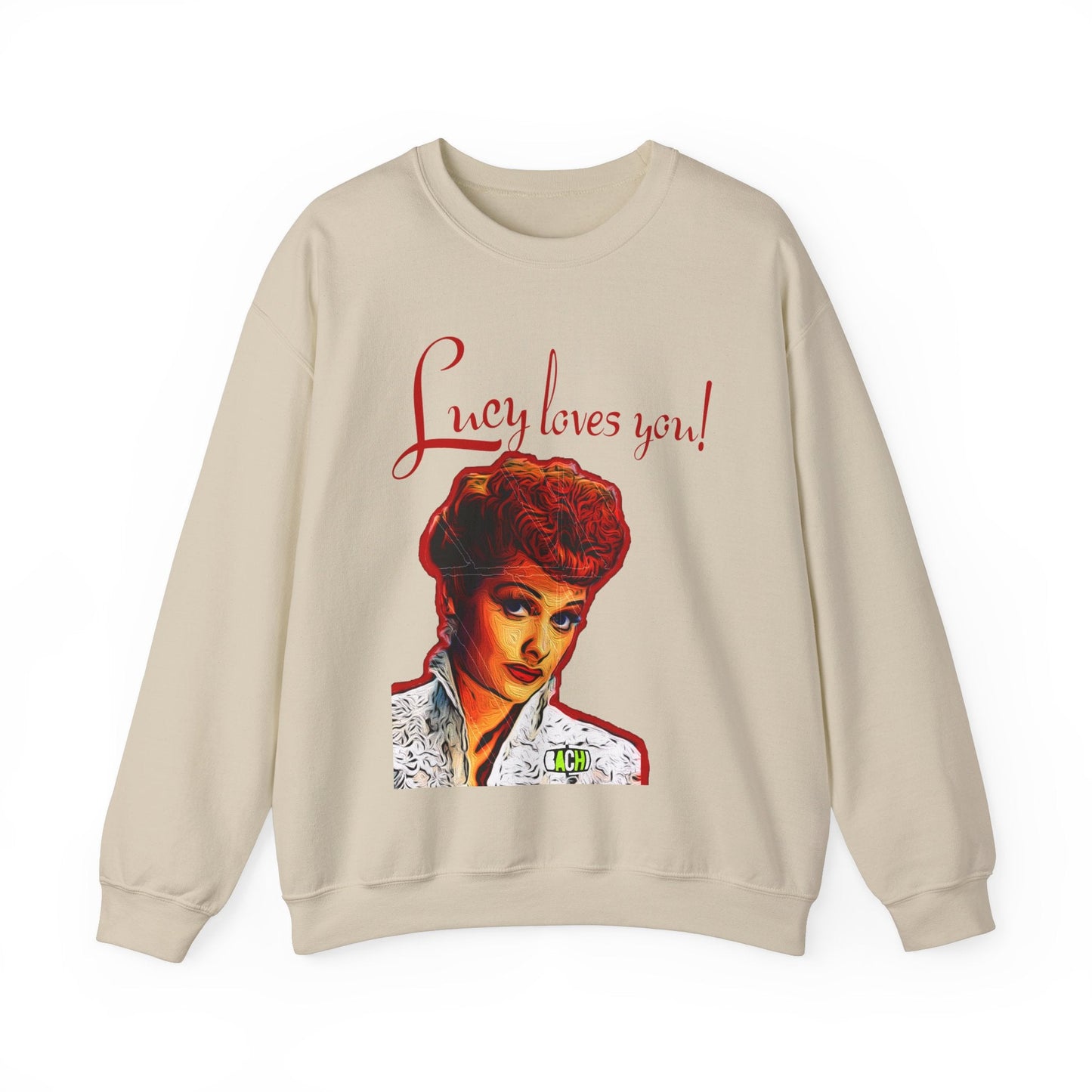 Unisex Sweatshirt Lucy Loves You Printify