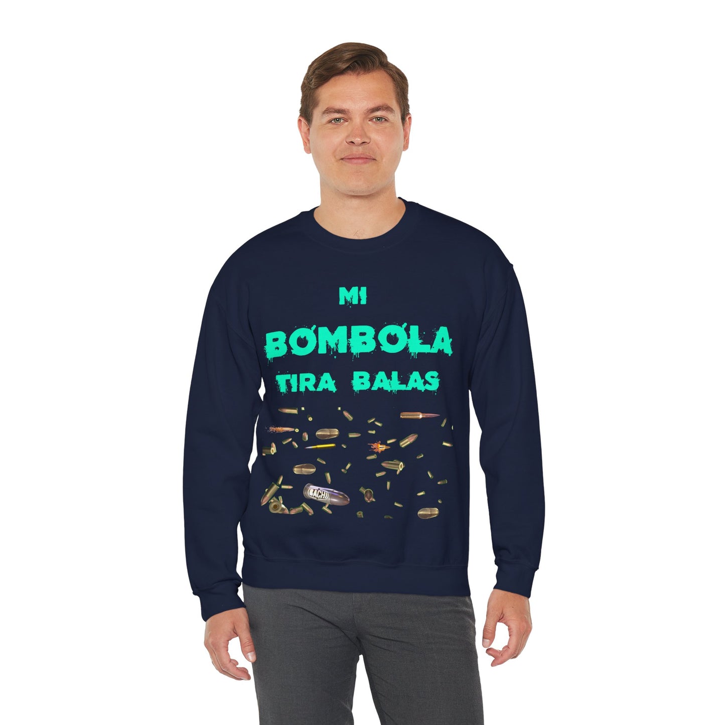 Unisex Sweatshirt Mi Bombola Tira Balas