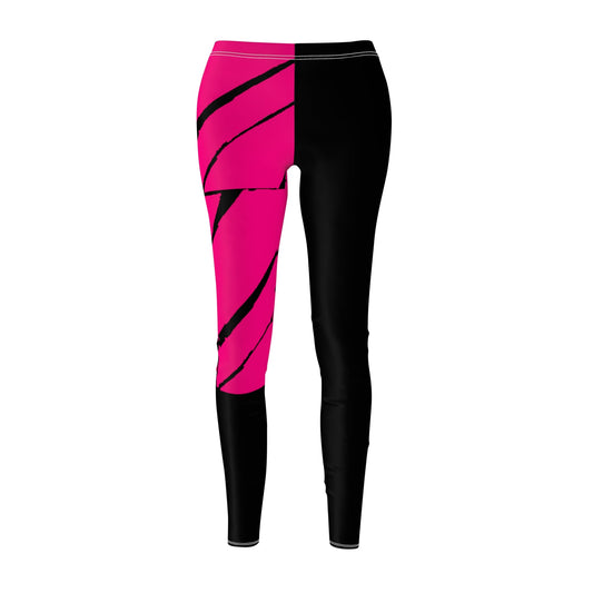 Women's Casual Leggings Bachi Pink Square Printify