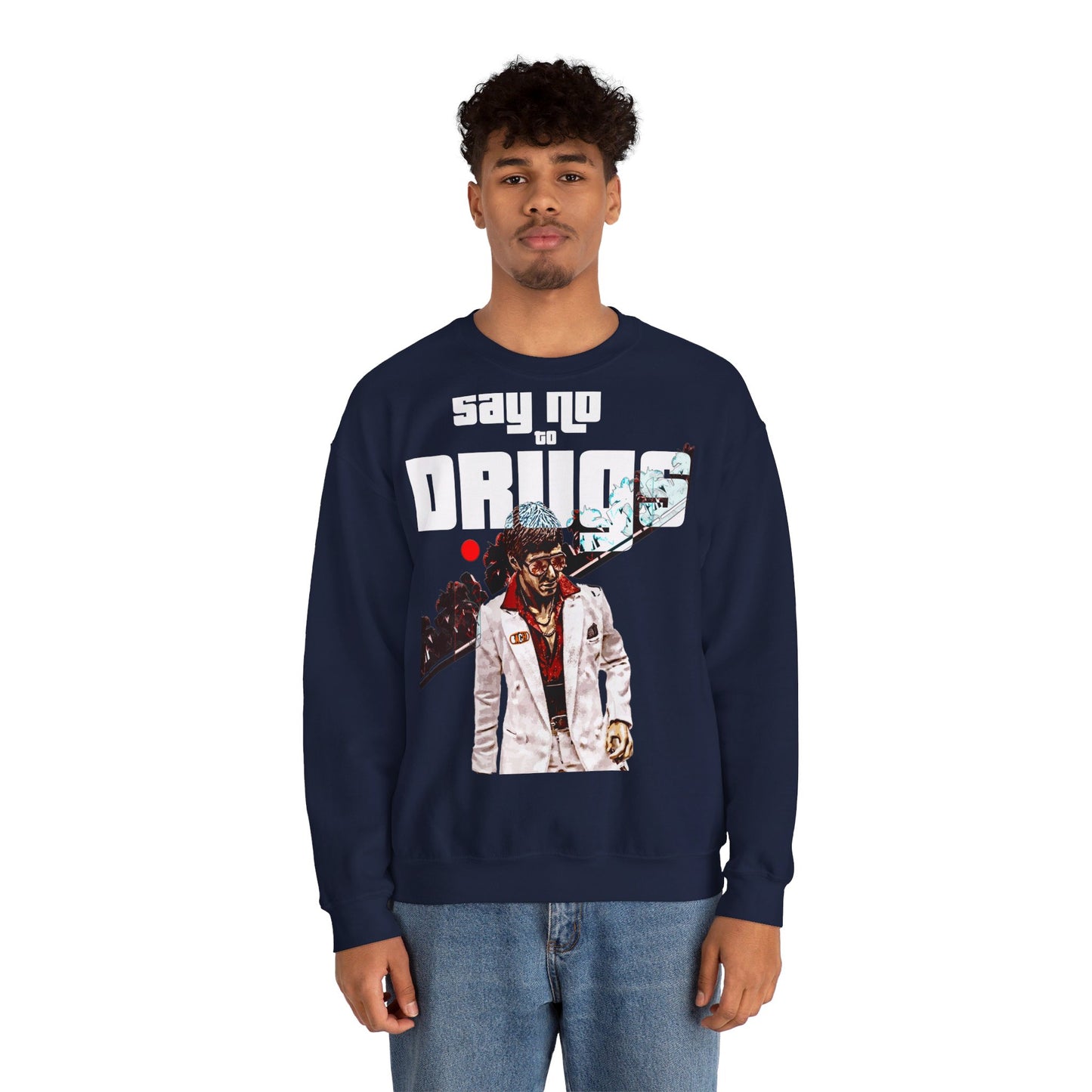 Unisex Sweater Scarface Palm Trees