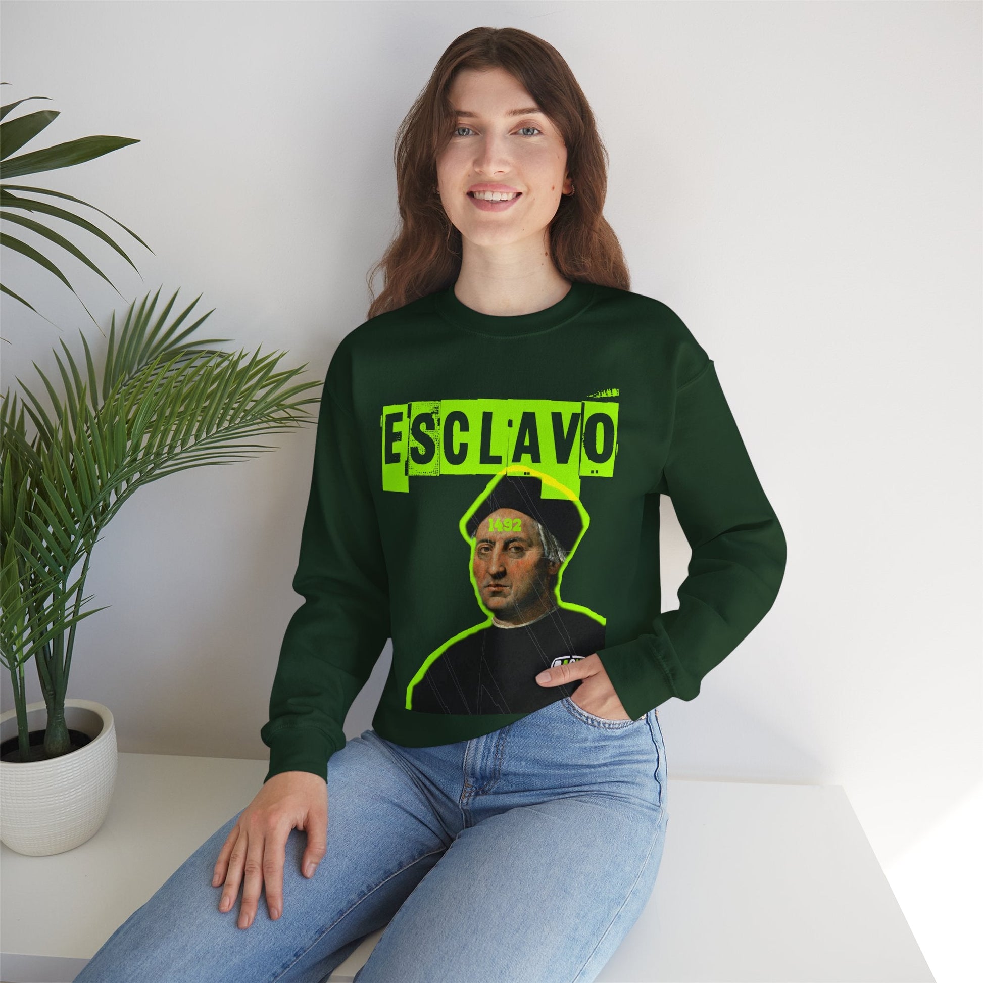 Unisex Sweatshirt Esclavo Colon Printify
