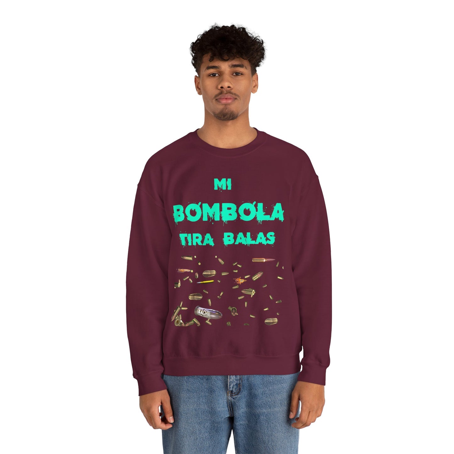 Unisex Sweatshirt Mi Bombola Tira Balas