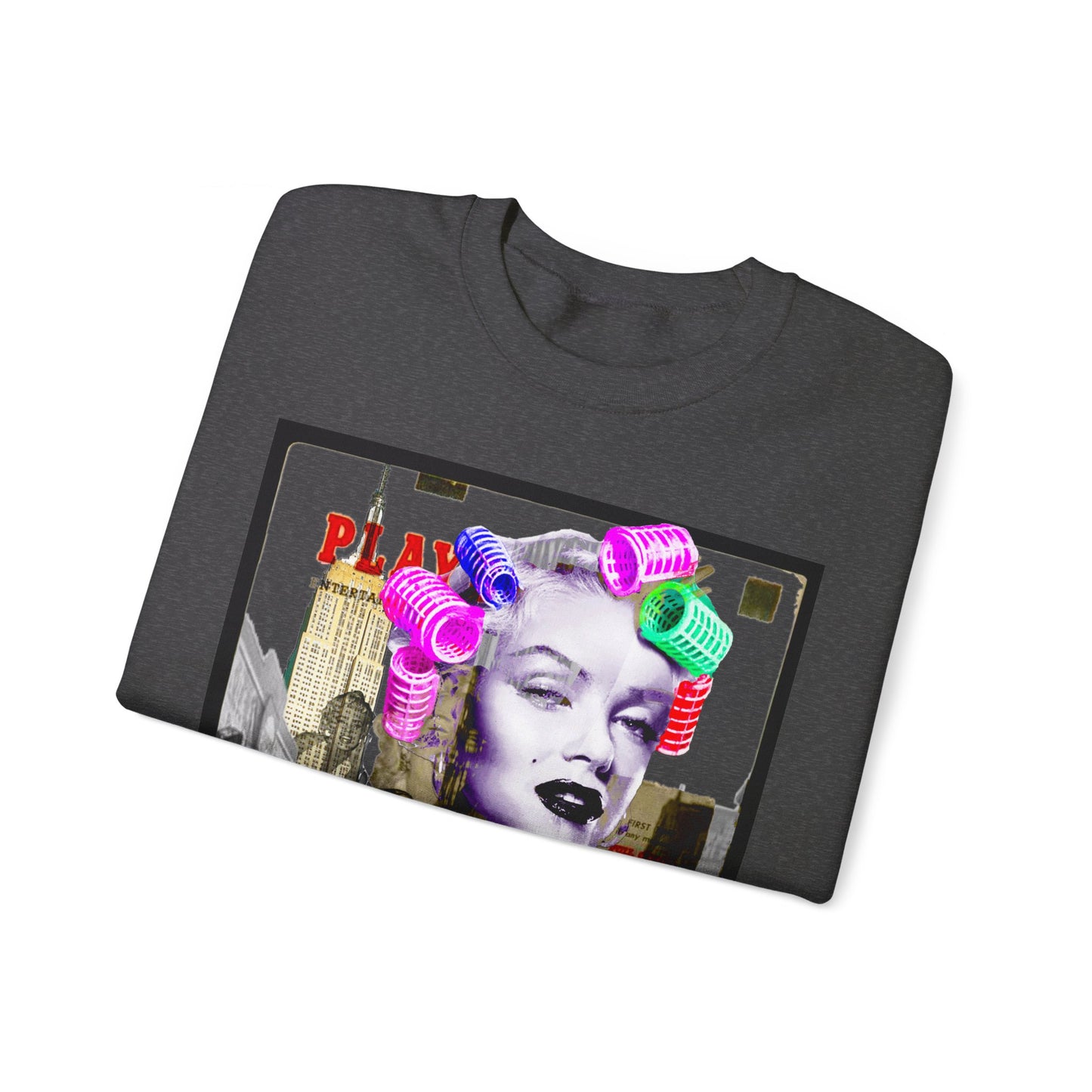 Unisex Sweatshirt Marilyn Monroe Rollers