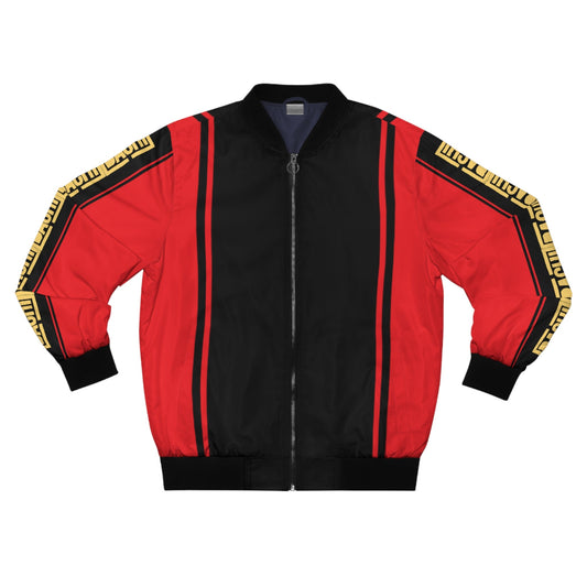 Men's AOP Bomber Jacket Bachi Cream Printify