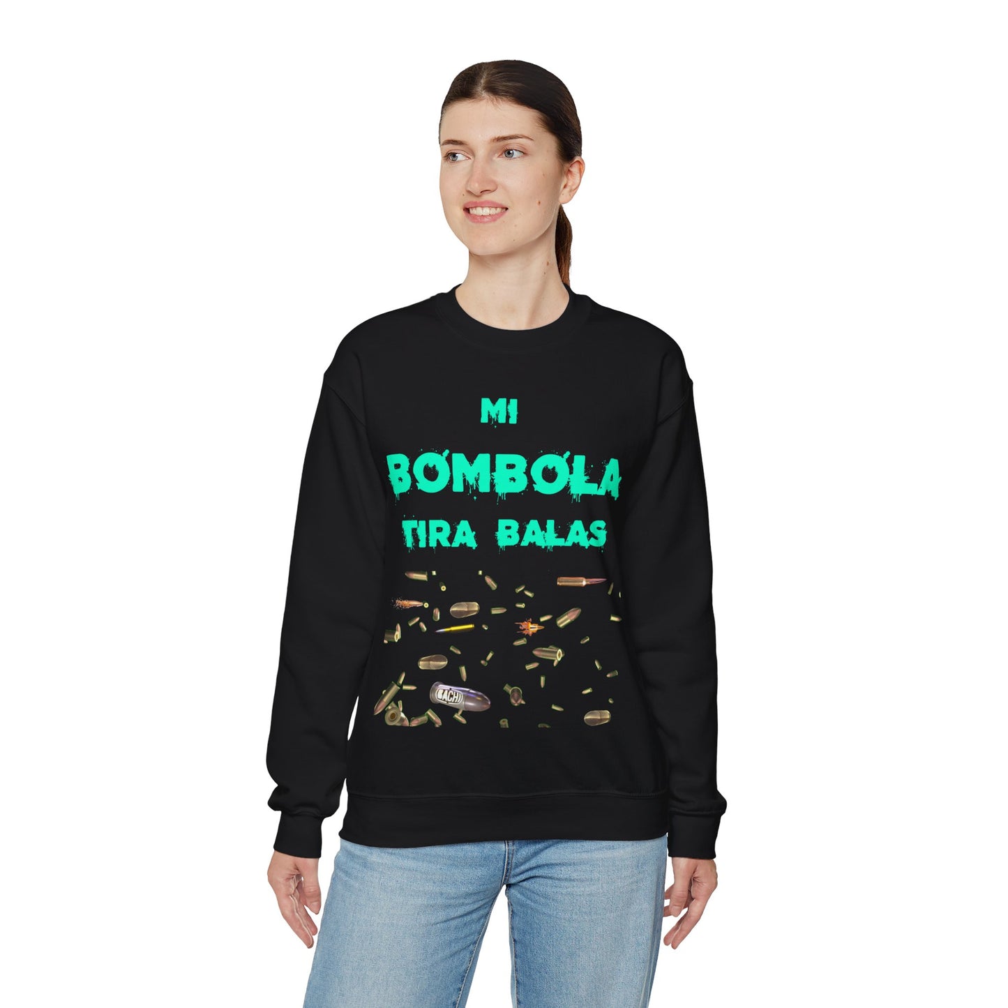 Unisex Sweatshirt Mi Bombola Tira Balas