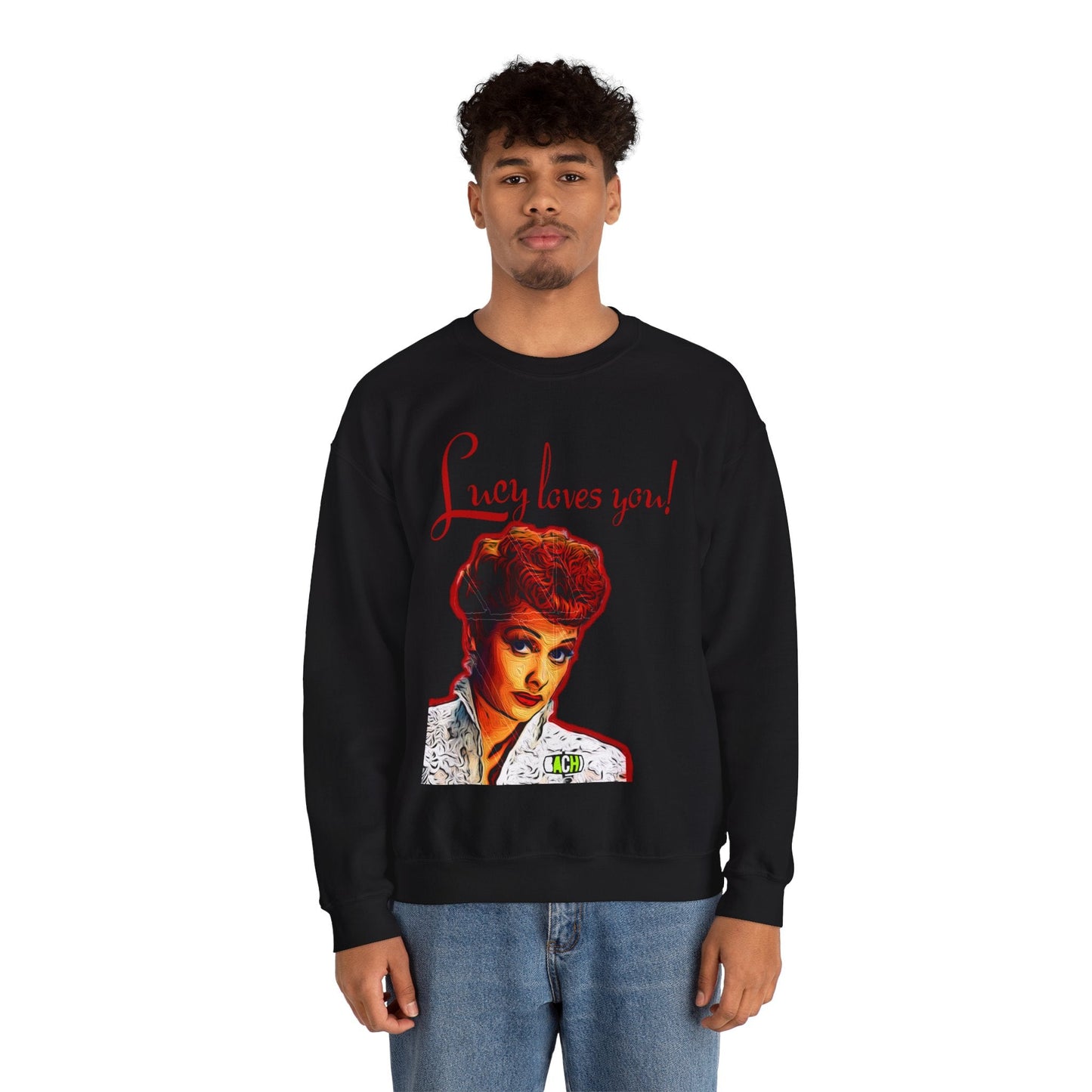 Unisex Sweatshirt Lucy Loves You Printify