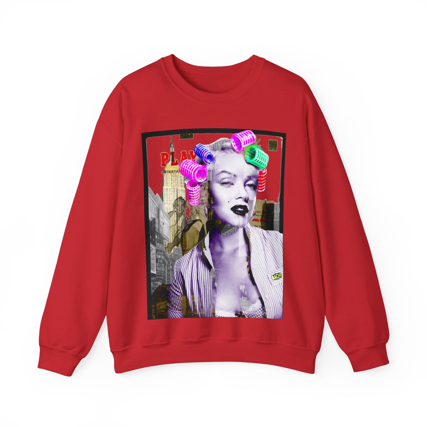 Unisex Sweatshirt Marilyn Monroe Rollers