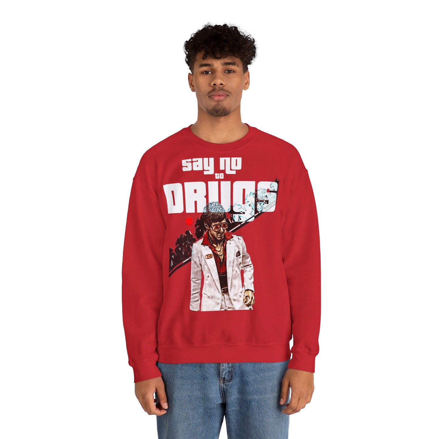 Unisex Sweater Scarface Palm Trees