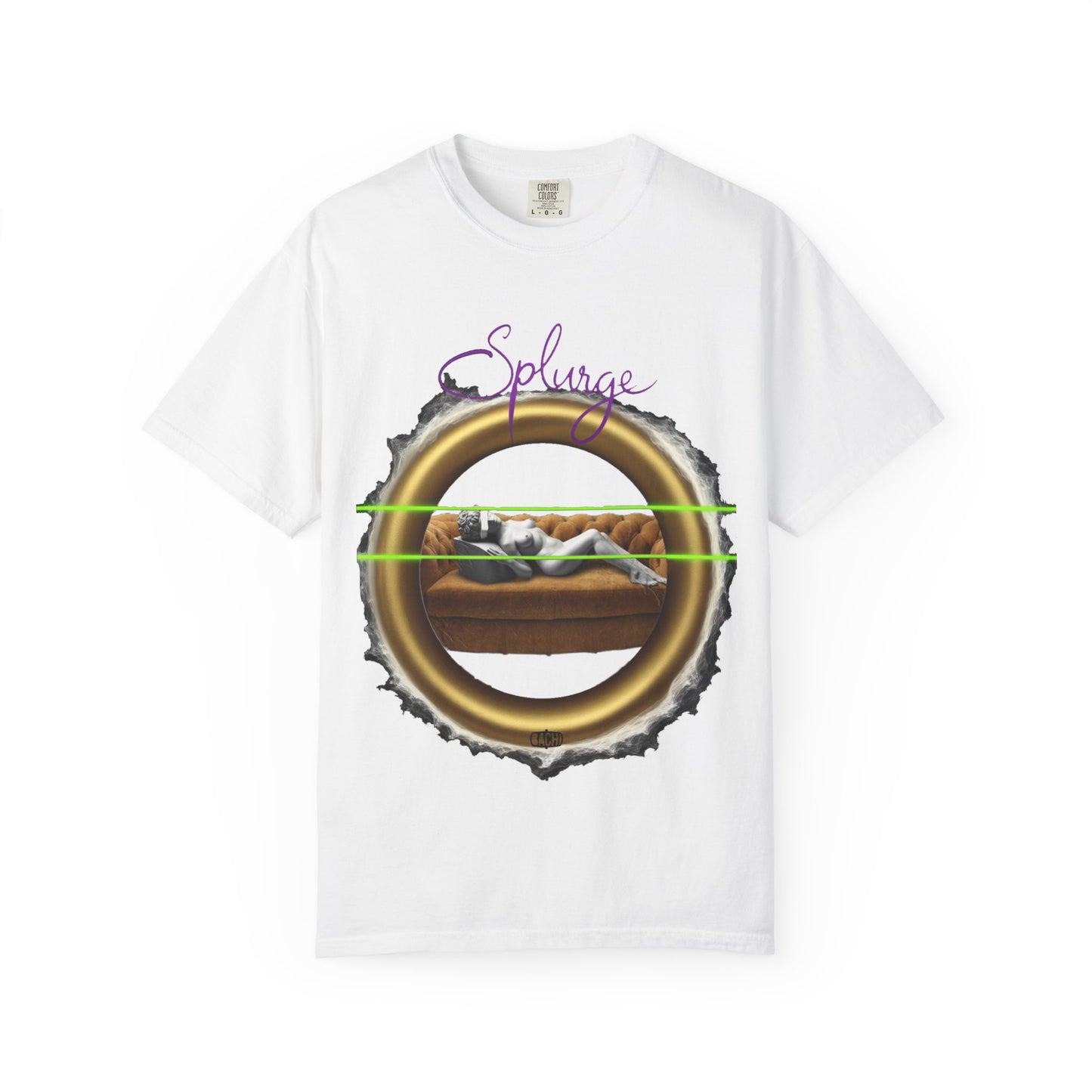 Splurge Artistic Statue Oversized T-shirt