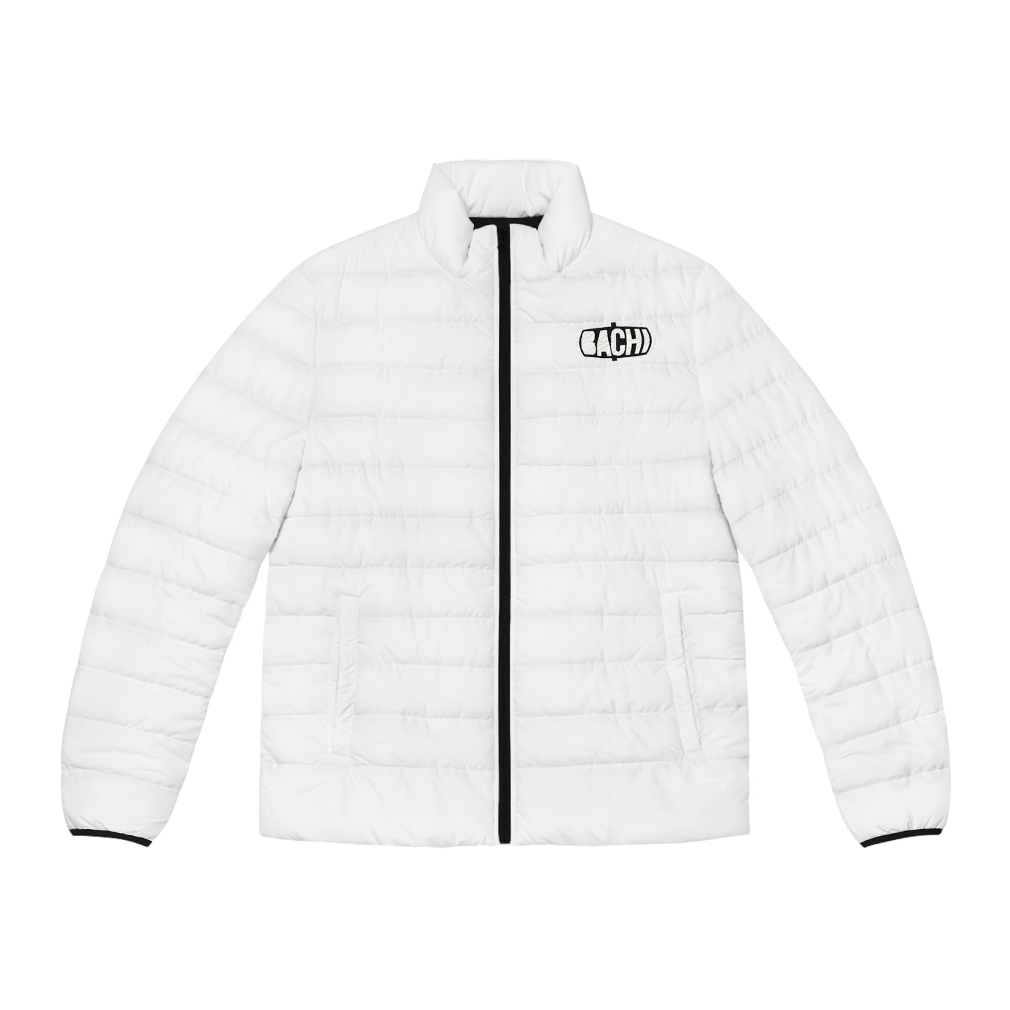 Men's Puffer Jacket (AOP) Bachi 6ix Toronto Skyline Printify