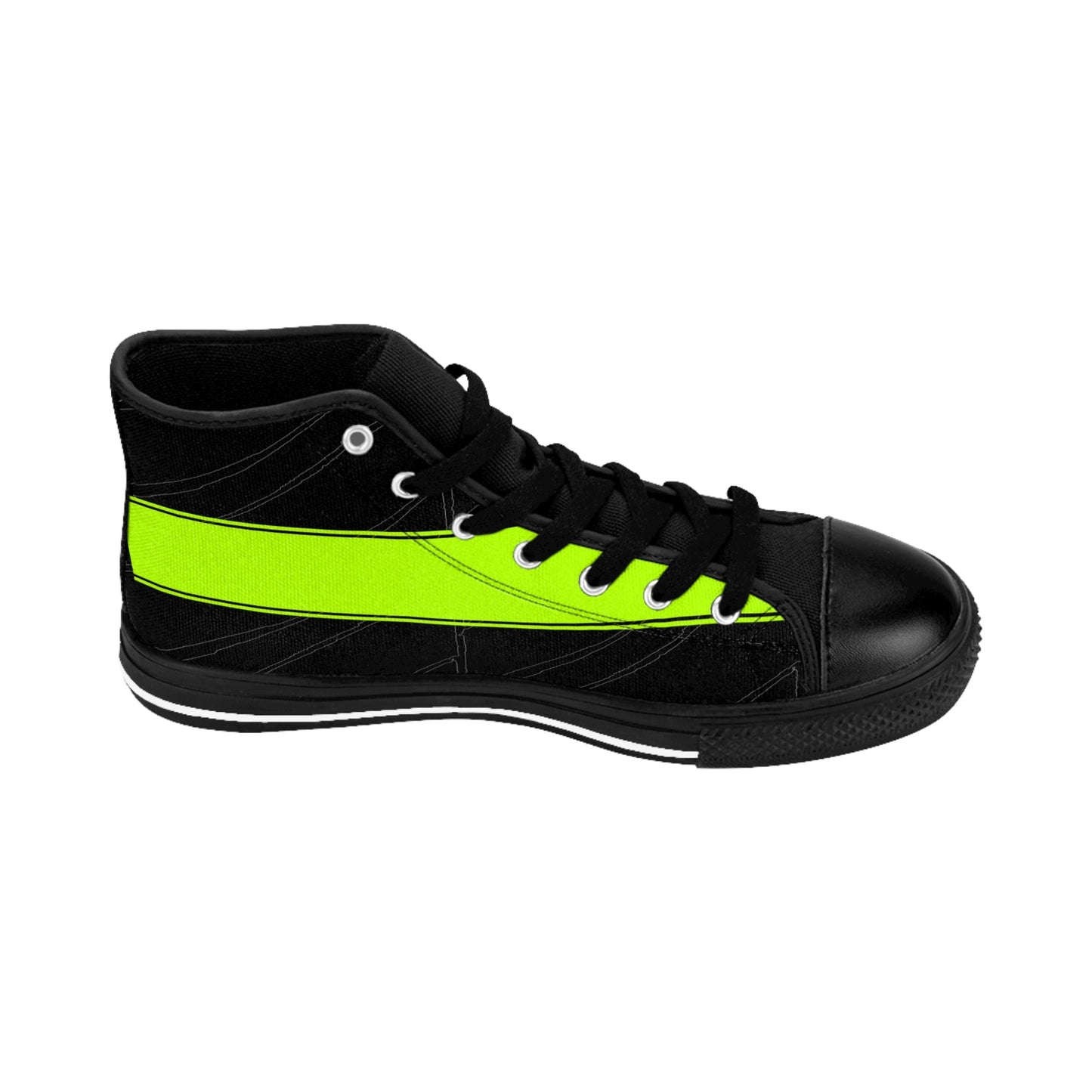 Men's High-top Sneakers Bachi 2 Tone Dripper Printify