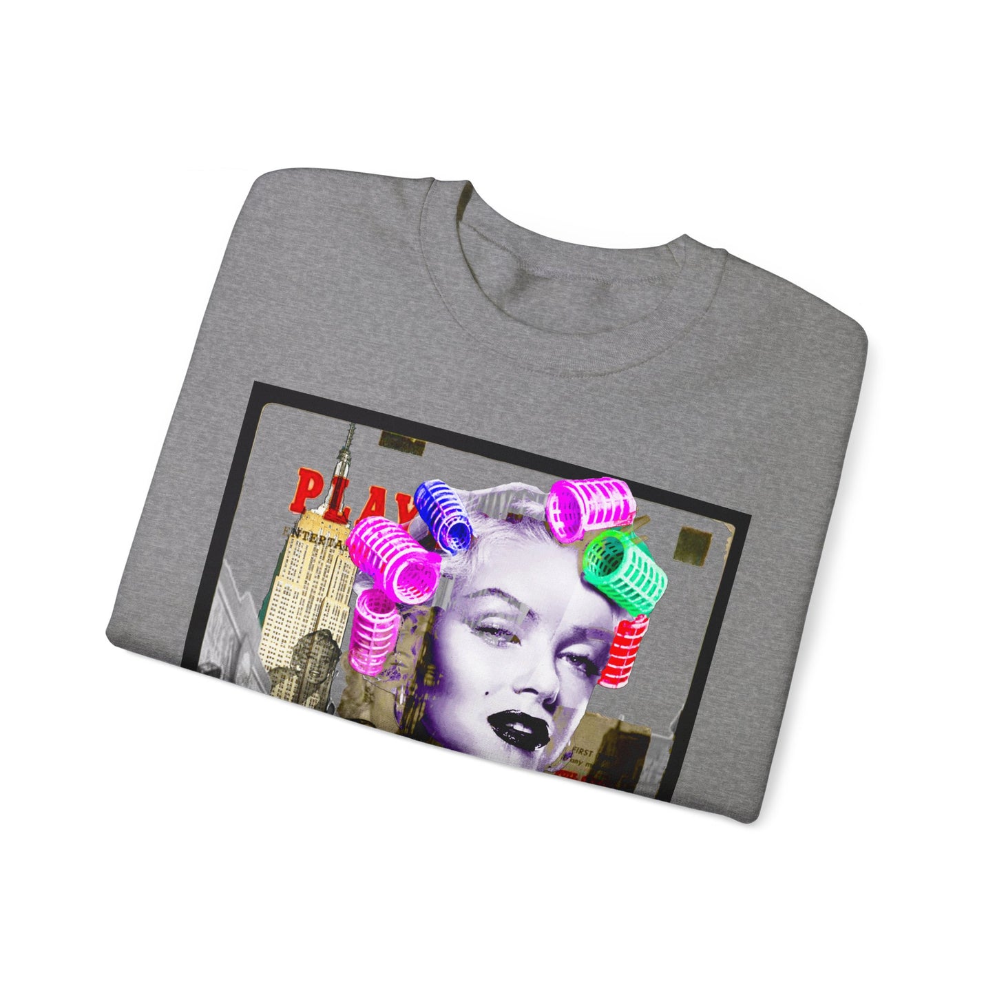 Unisex Sweatshirt Marilyn Monroe Rollers