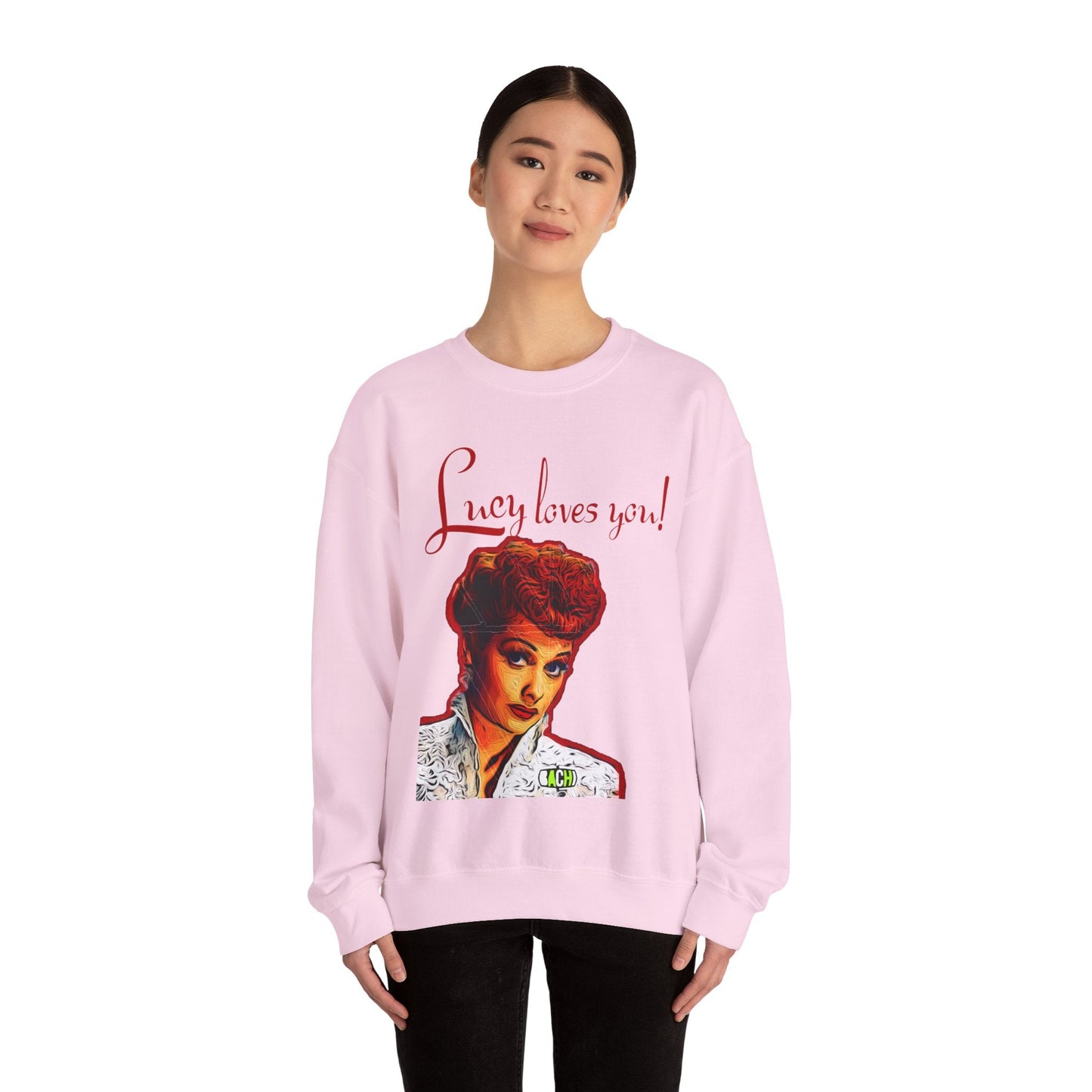 Unisex Sweatshirt Lucy Loves You Printify
