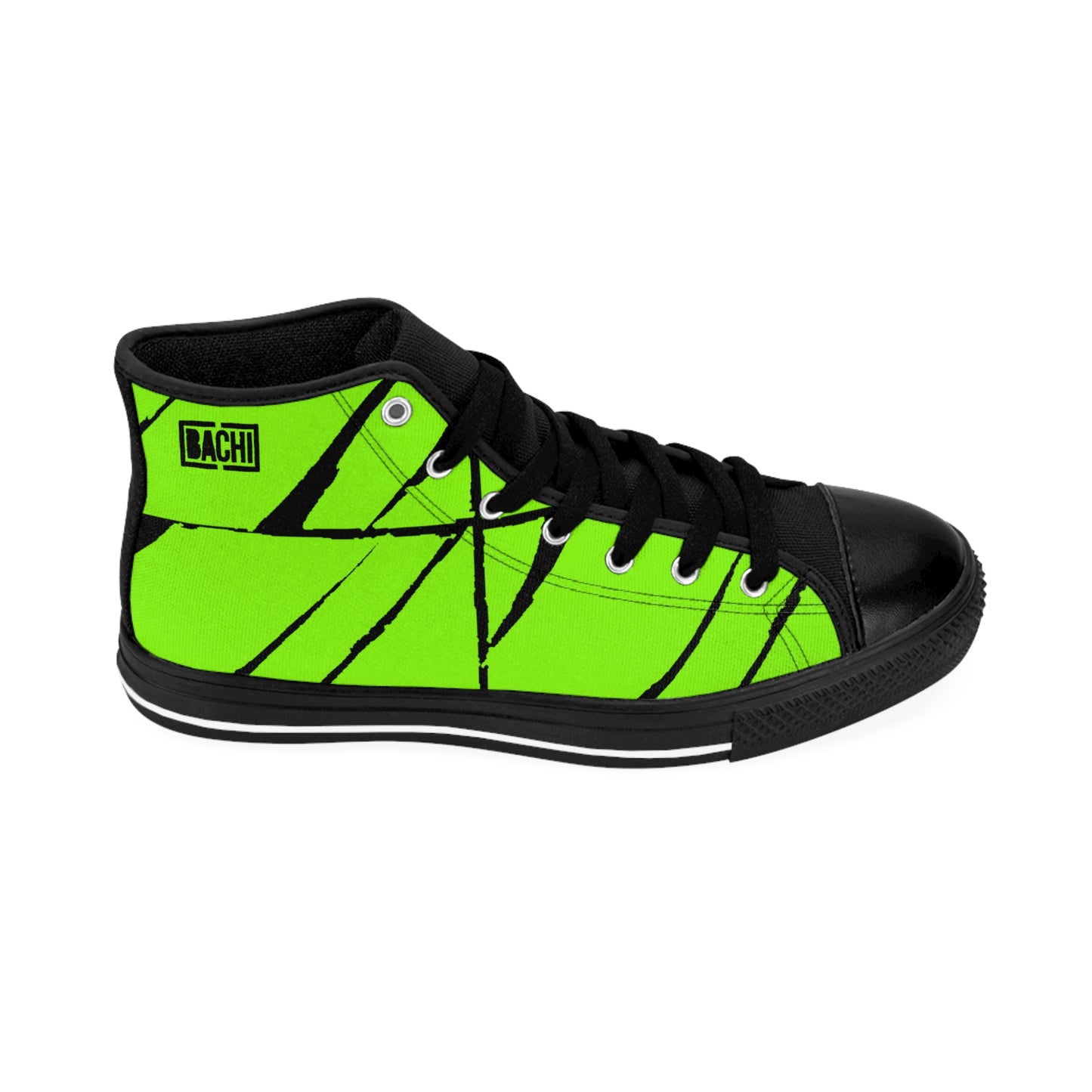 Men's High-top Sneakers Bachi Green Square