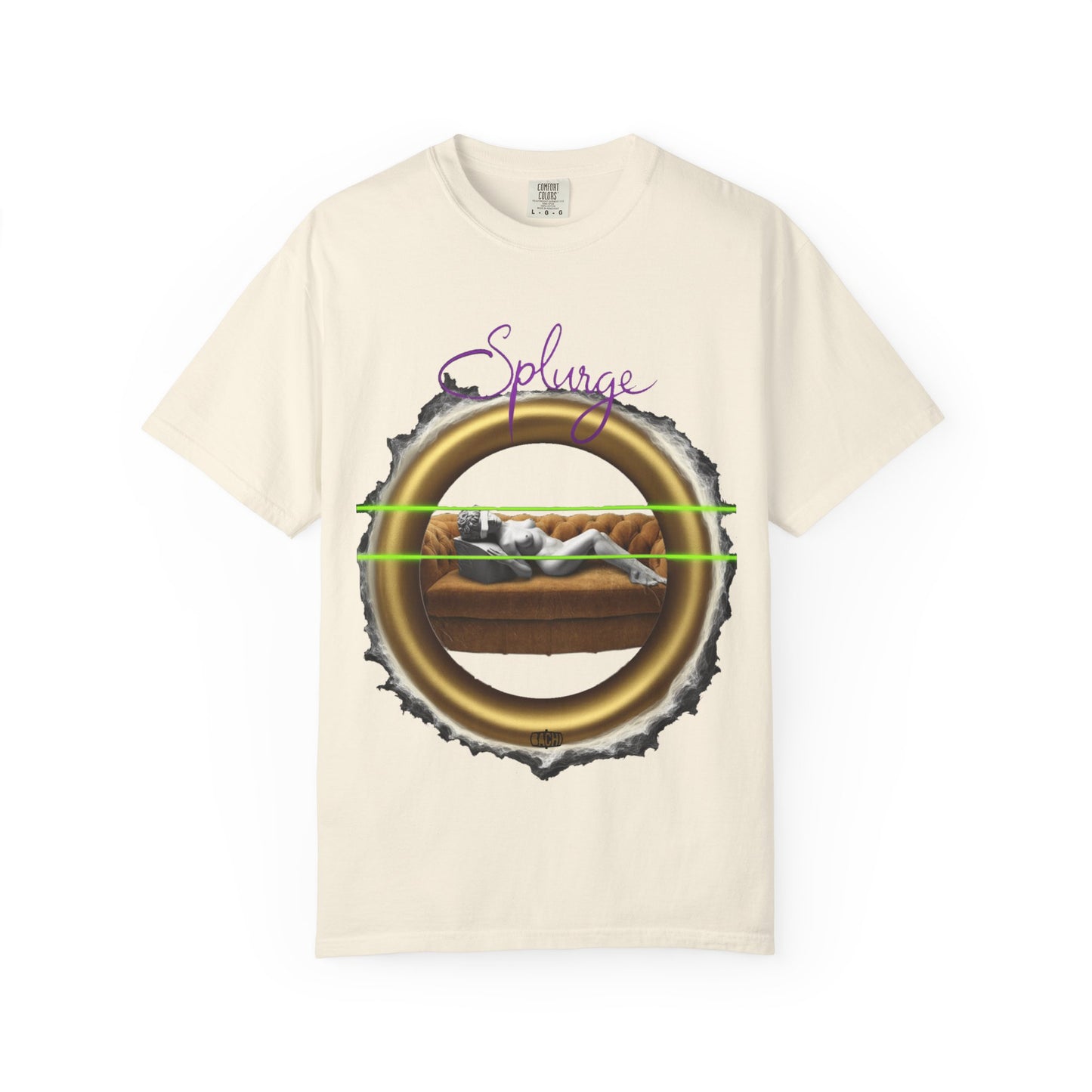 Oversized T-shirt Splurge Artistic Statue