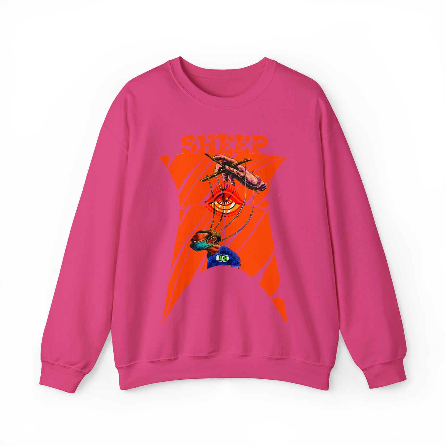 Unisex Sweatshirt Sheep And Puppet