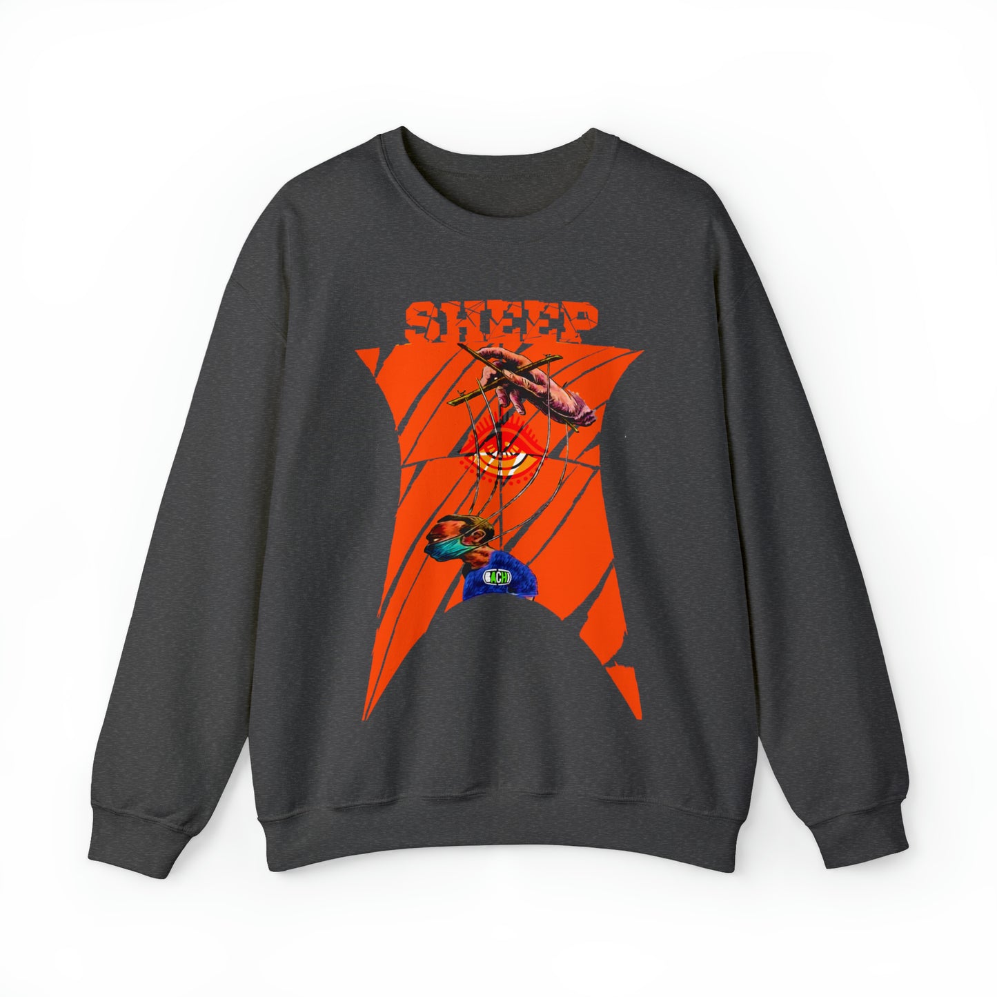 Unisex Sweatshirt Sheep And Puppet