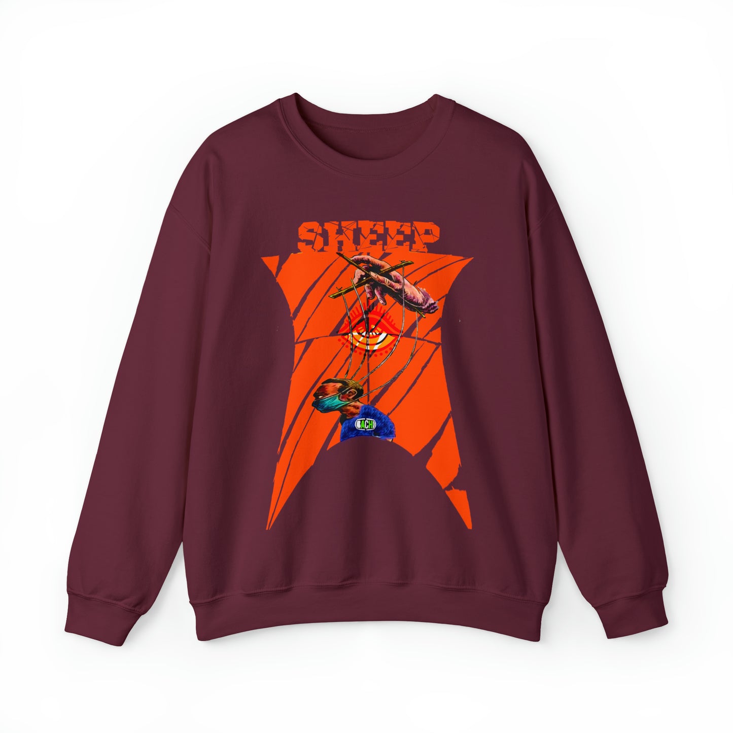 Unisex Sweatshirt Sheep And Puppet