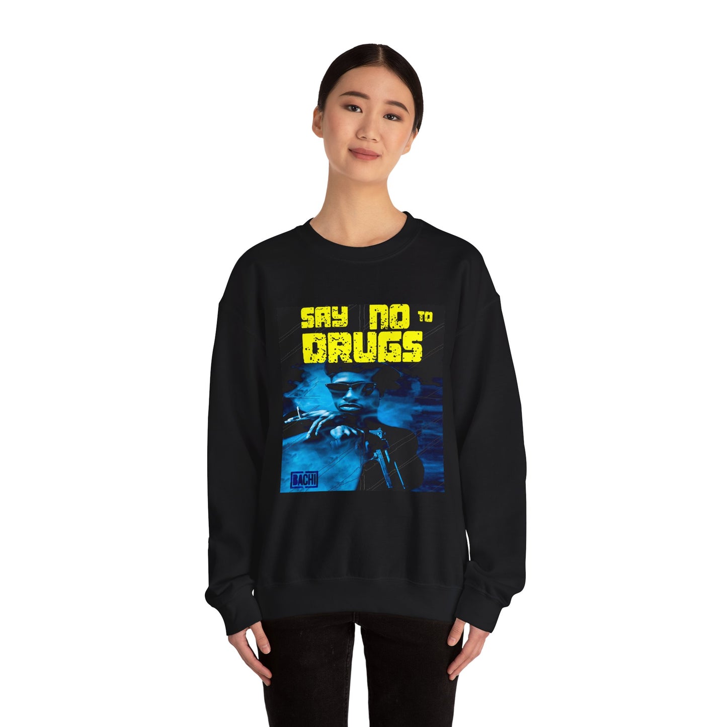 Unisex Sweatshirt Nino Brown Say No To Drugs