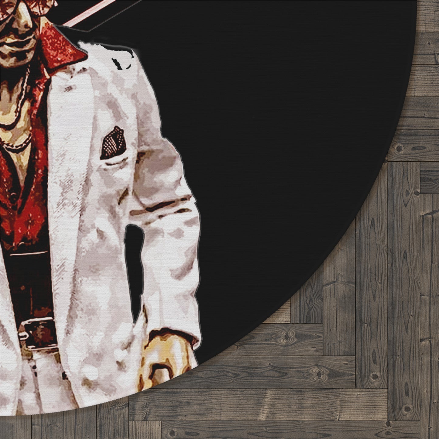Round Rug Say No To Scarface